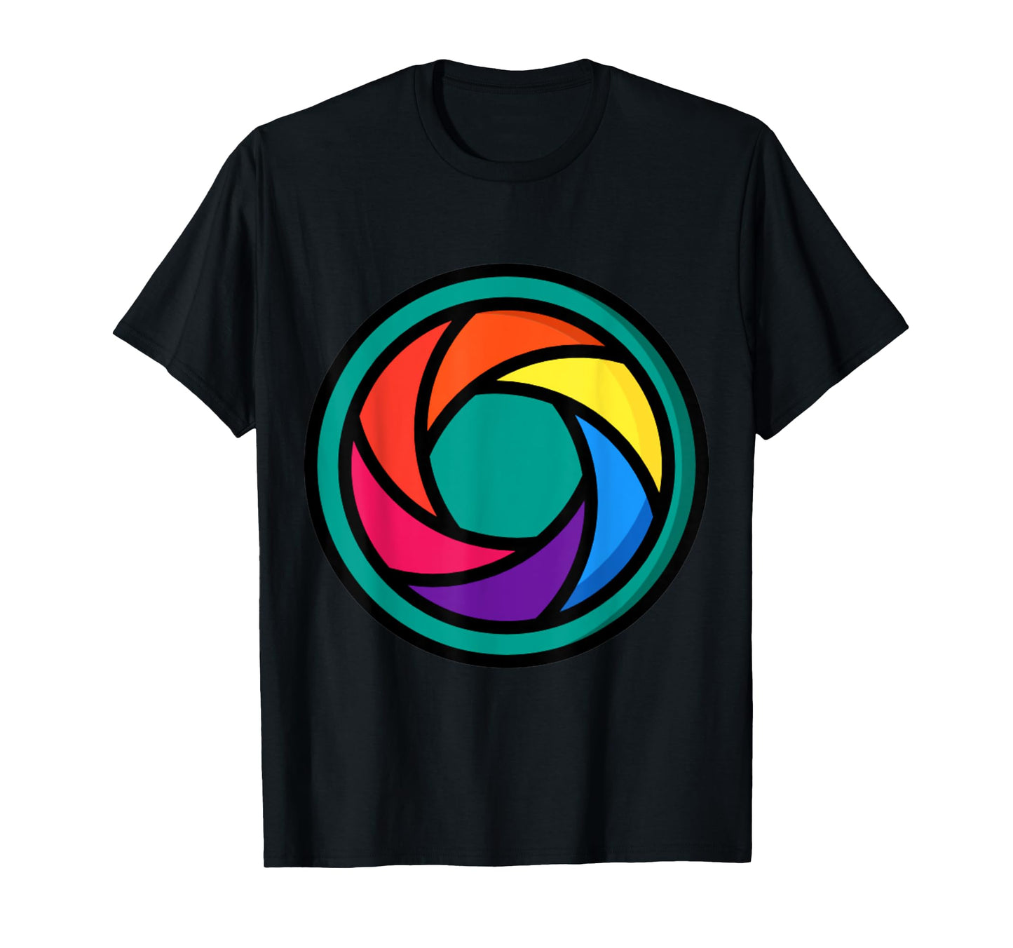 Photography Aperture Camera Lens T-Shirt - Fun Novelty Design Unisex - T-Shirt, Sweatshirt, Hoodie