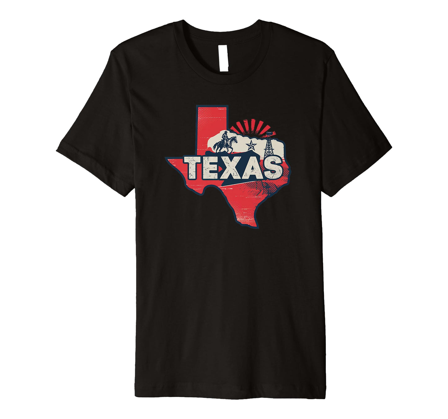 Cowboy Texas T-Shirt - Aesthetic Graphic for Adults - T-Shirt, Sweatshirt, Hoodie
