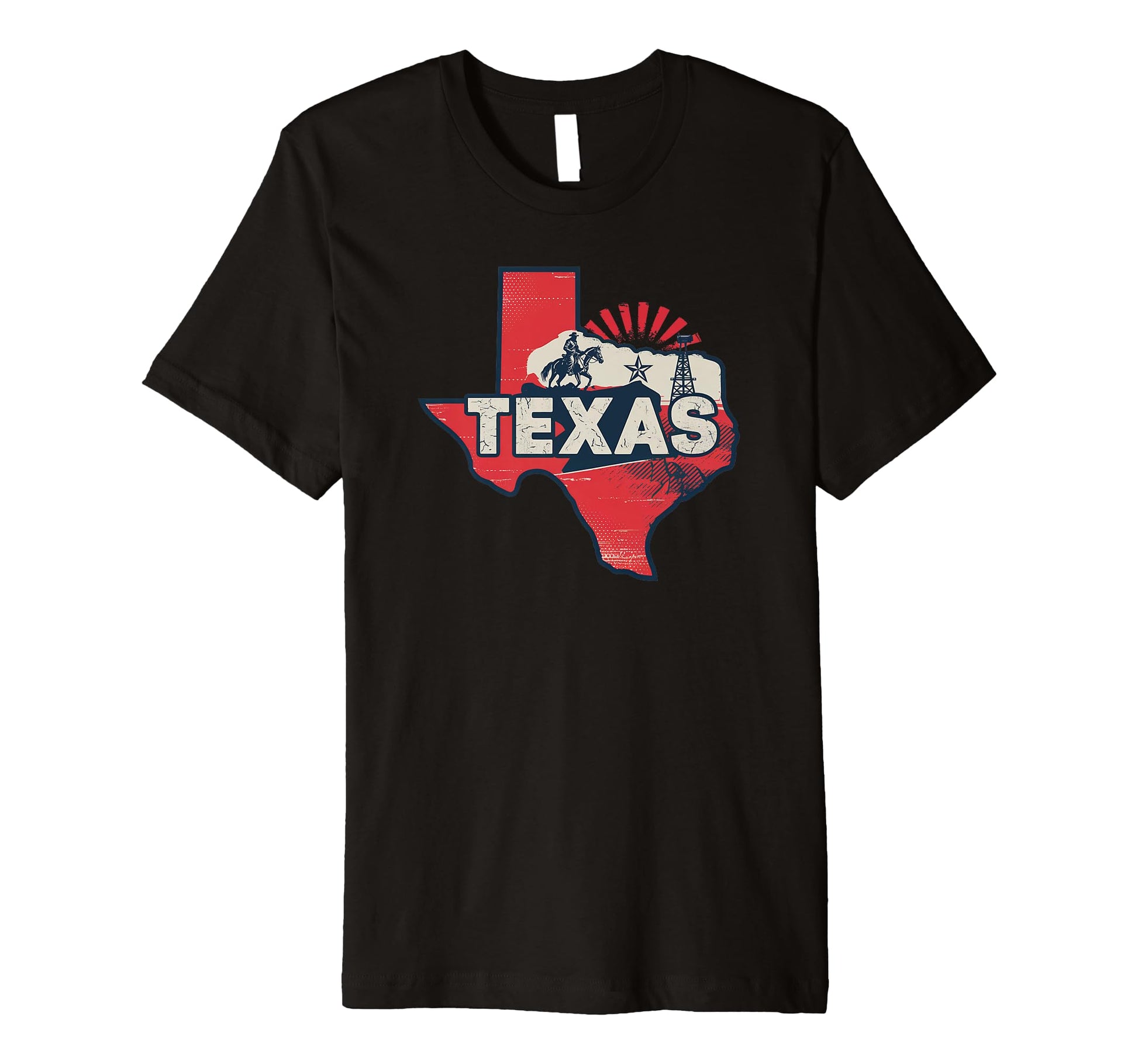 Cowboy Texas T-Shirt - Aesthetic Graphic for Adults - T-Shirt, Sweatshirt, Hoodie