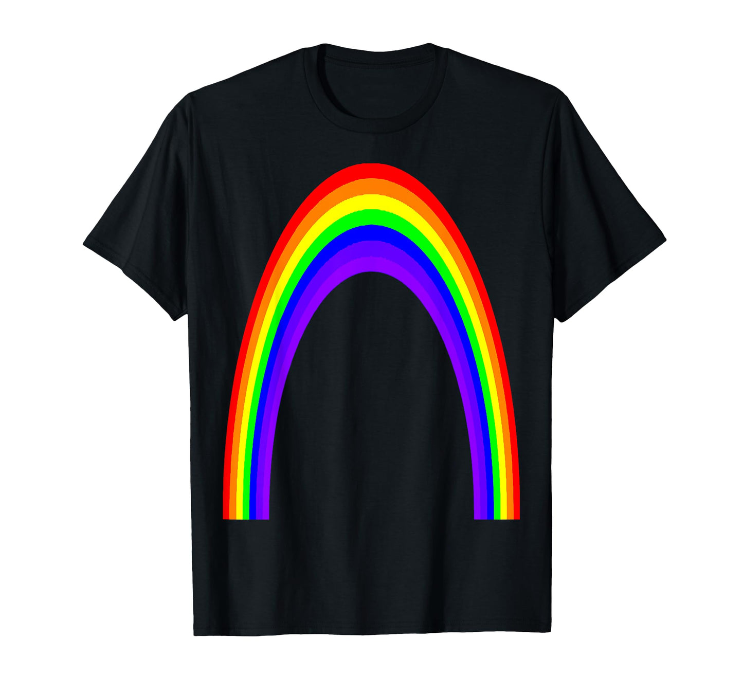 Rainbow Seventies Seven Colors T-Shirt - Minimalist Print for Adults - T-Shirt, Sweatshirt, Hoodie