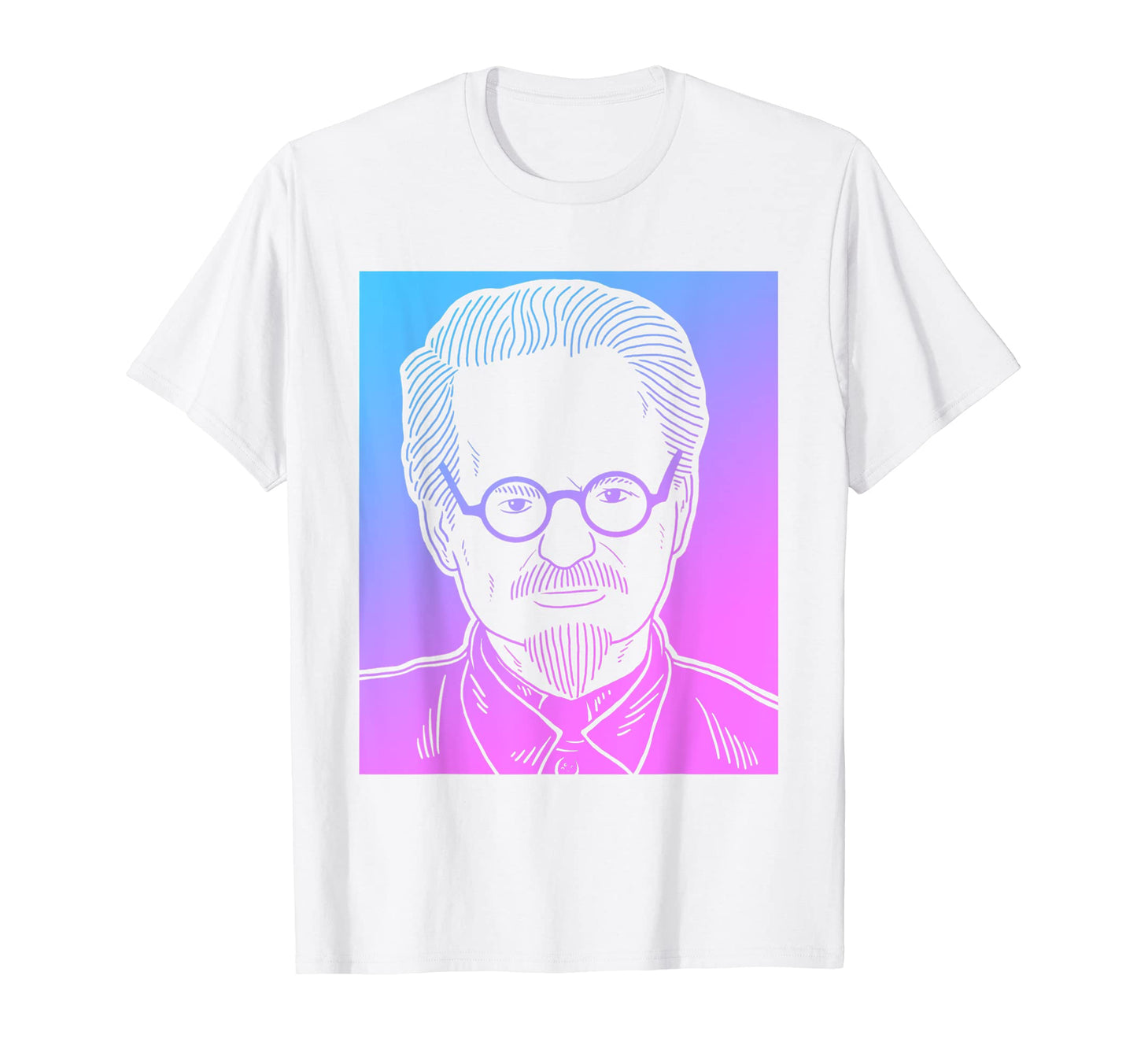 Vaporwave Leon Trotsky Asthetic Pastel T-Shirt - Fun Novelty Design Unisex - T-Shirt, Sweatshirt, Hoodie