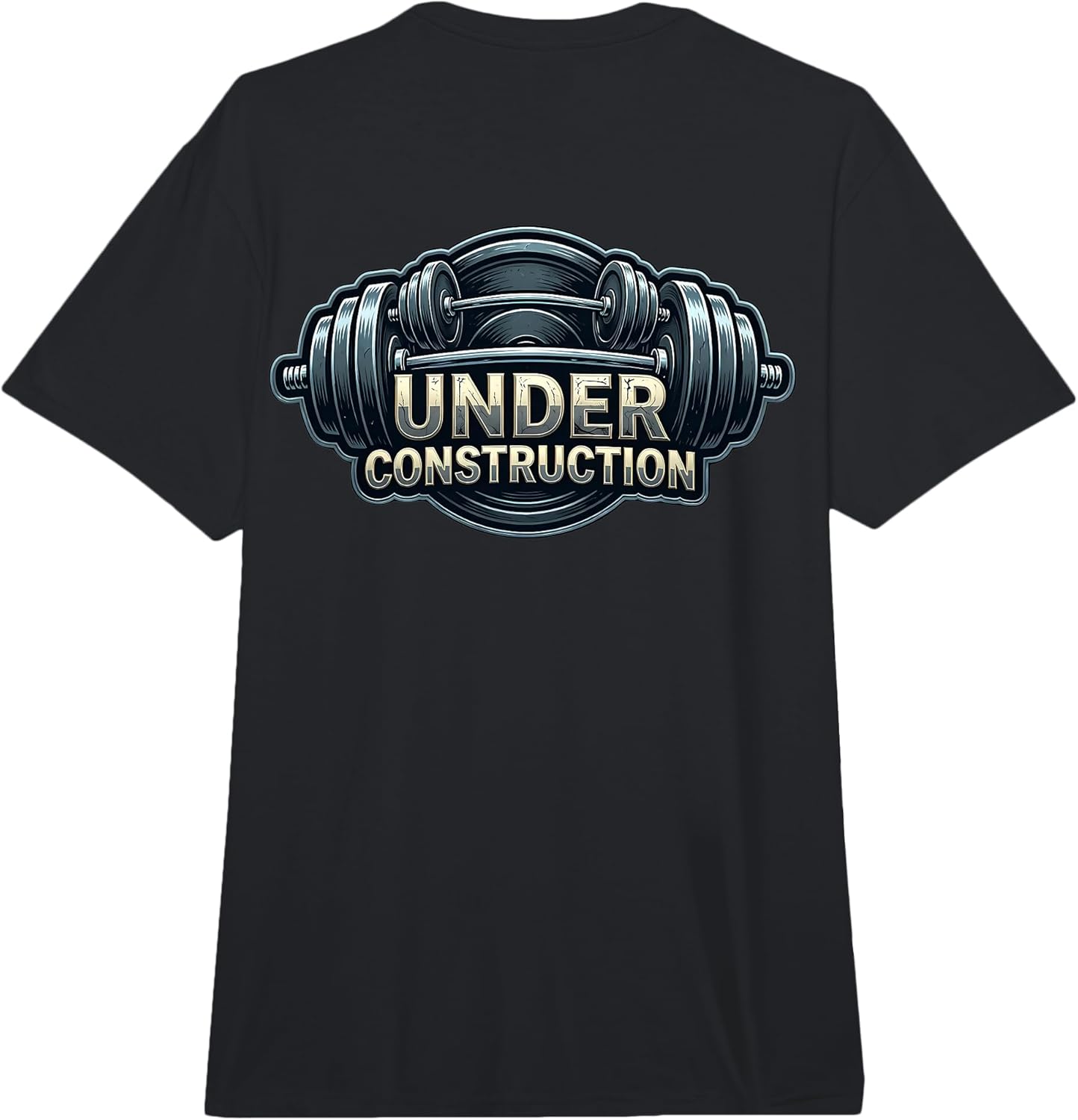 Under Construction Gym Workout Bodybuilder Merch - Adult & Kids T-Shirts, Sweatshirts & Hoodies apparel design preview 1
