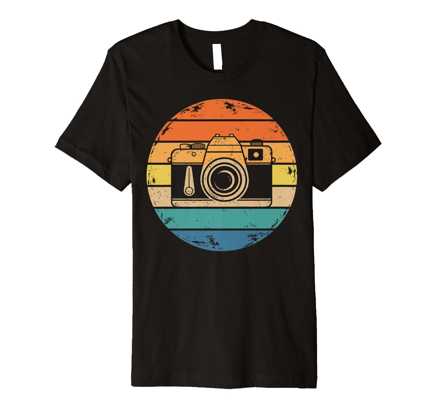 Distressed Photography Camera Photographer T-Shirt - Trendy Graphic Unisex - T-Shirt, Sweatshirt, Hoodie