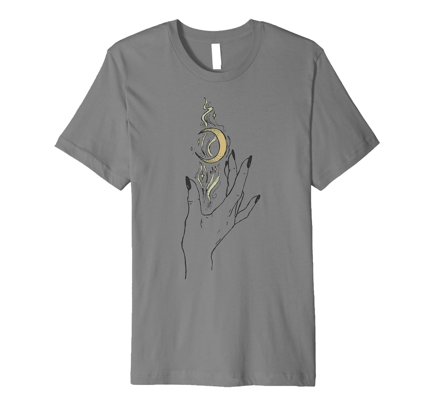 Celestial Sun Moon Boho Hand T-Shirt - Fun Novelty Design Men Women - T-Shirt, Sweatshirt, Hoodie