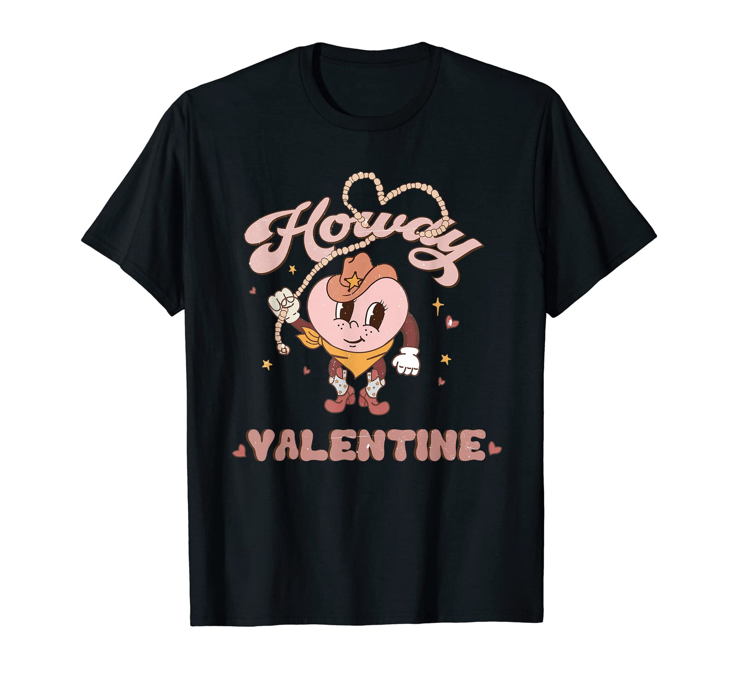 Howdy Valentines Heart Cowgirl Cowboy T-Shirt - Streetwear Style Men Women - T-Shirt, Sweatshirt, Hoodie