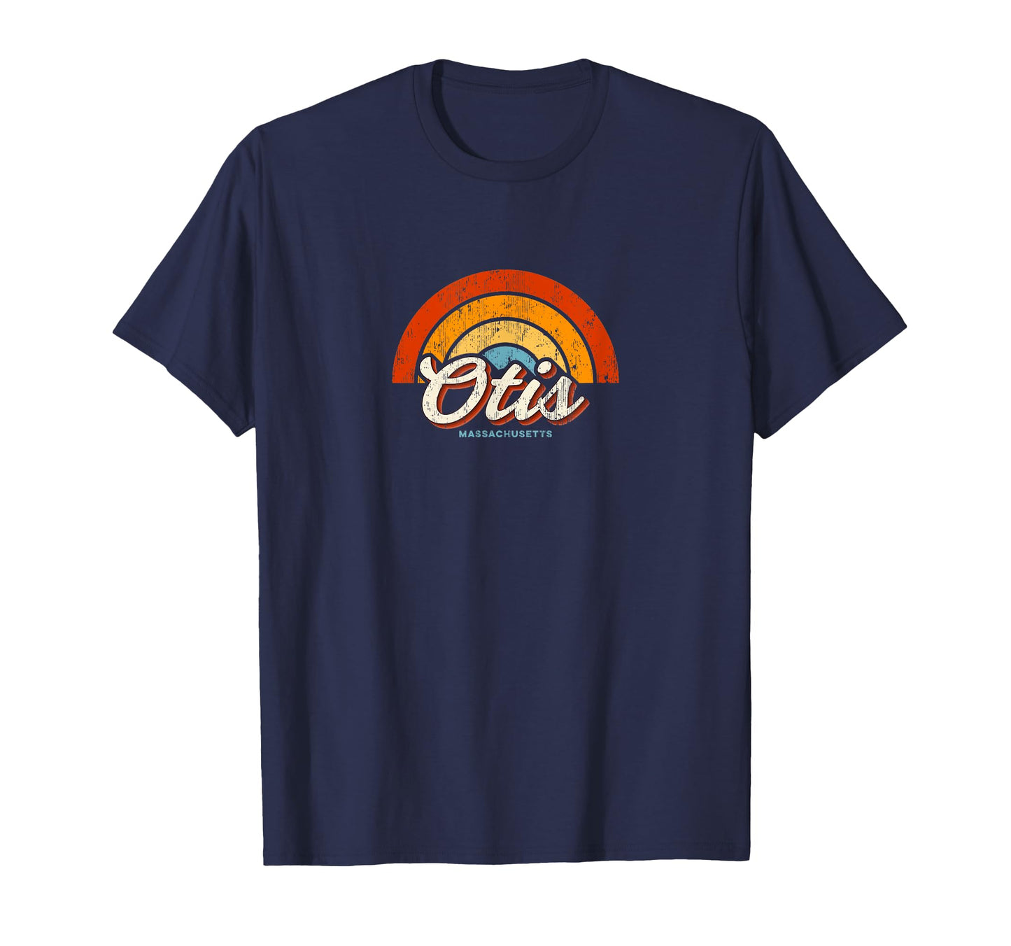 Otis Massachusetts Ma Rainbow 70S T-Shirt - Casual Everyday Wear for Adults - T-Shirt, Sweatshirt, Hoodie