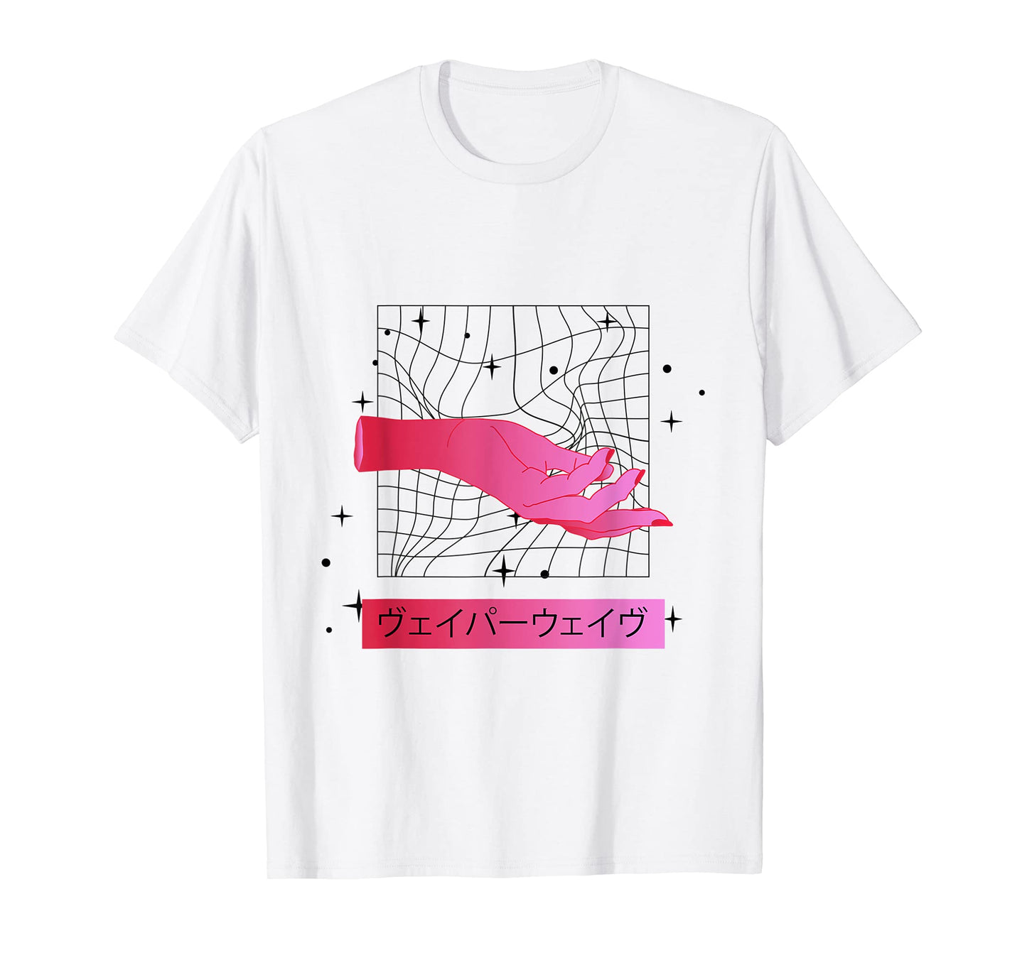 Japanese Text Soft Grunge Hand Grid T-Shirt - Novelty Apparel Men Women - T-Shirt, Sweatshirt, Hoodie