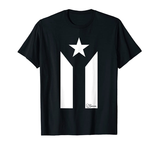 Black Puerto Rican Flag T-Shirt - Streetwear Style Men Women - T-Shirt, Sweatshirt, Hoodie