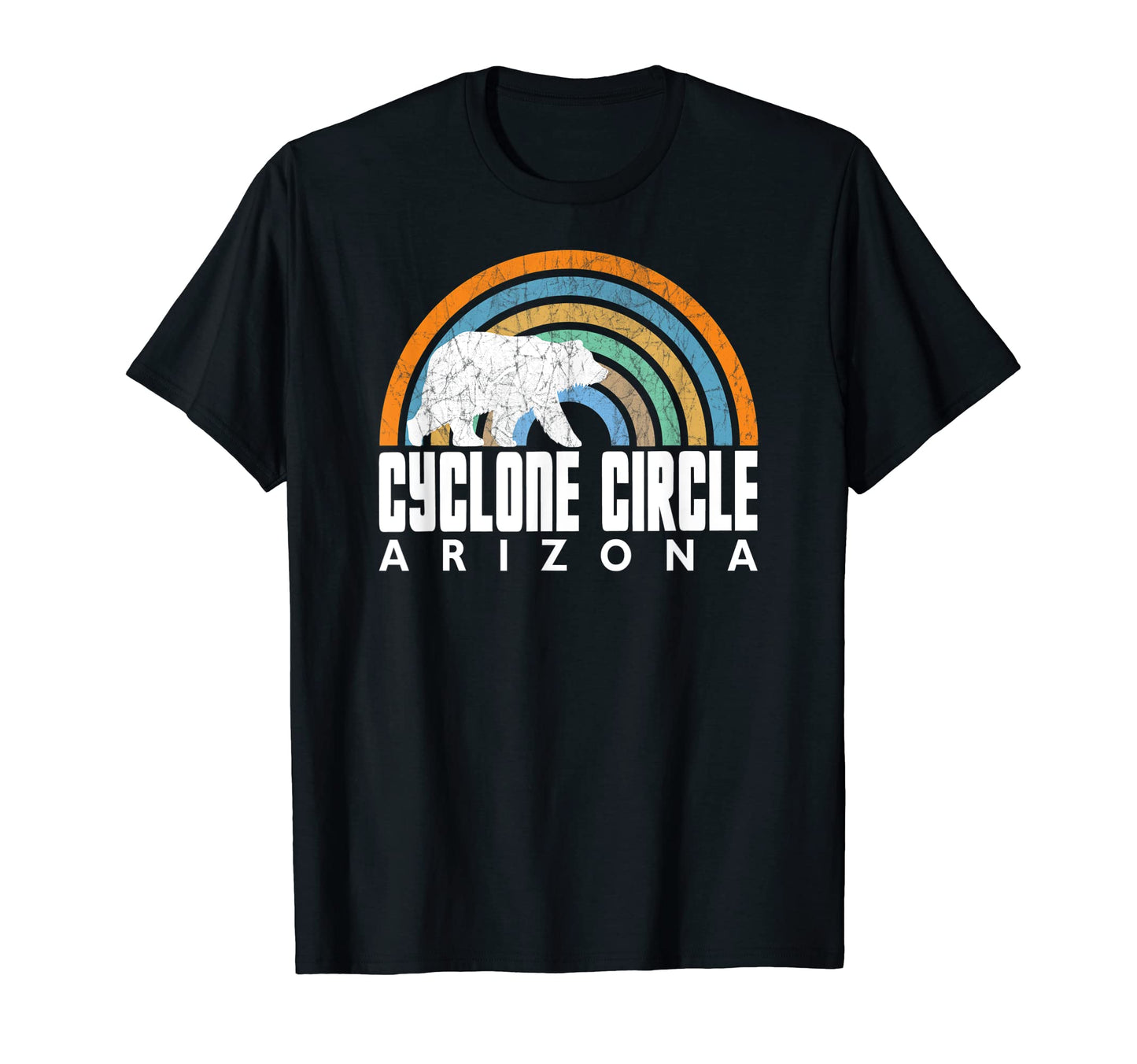Cyclone Circle Rainbow Bear Cyclone T-Shirt - Custom Art Print Unisex - T-Shirt, Sweatshirt, Hoodie