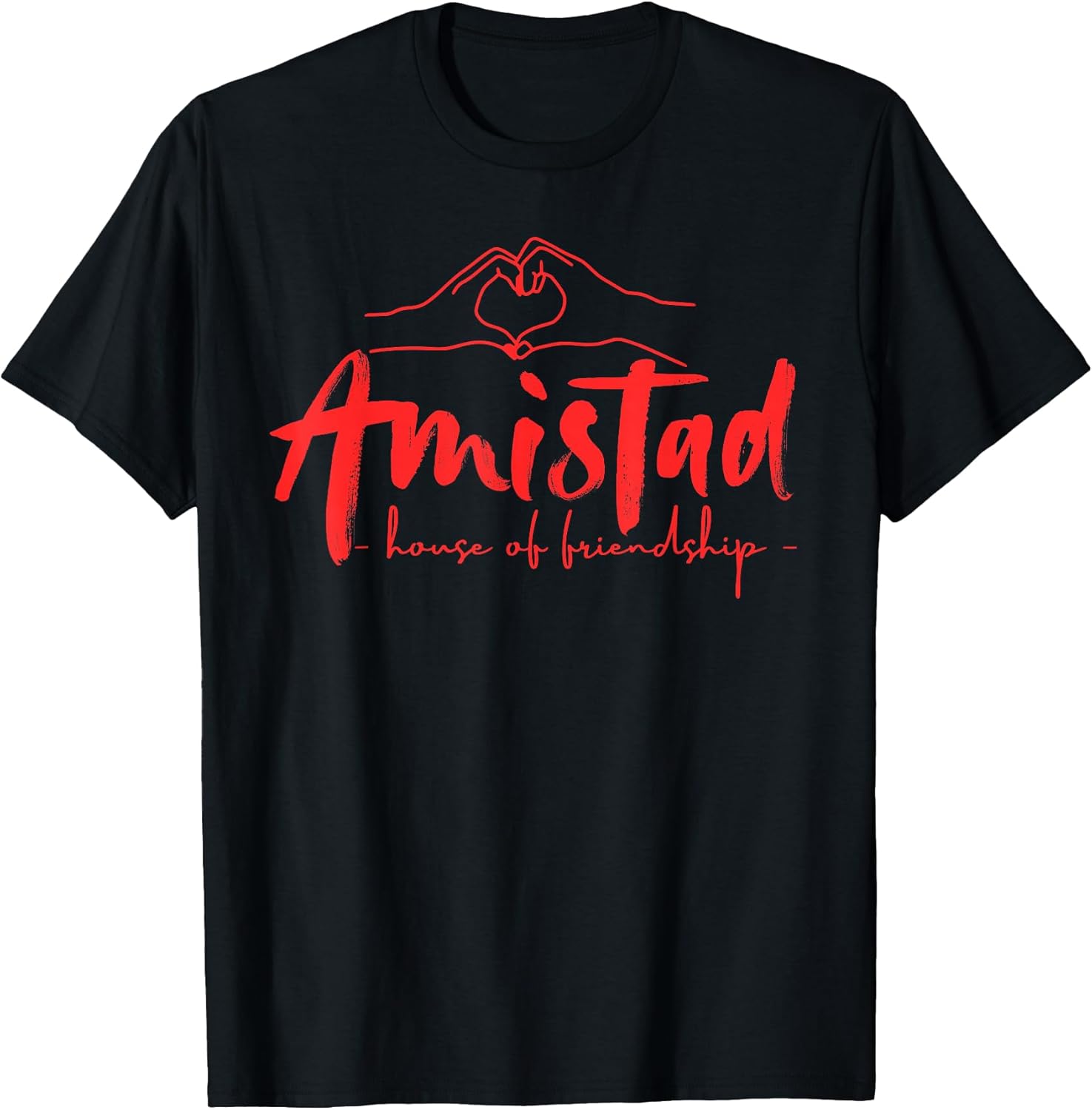 AMISTAD House of Friendship School Spirit - Adult & Kids T-Shirts, Sweatshirts & Hoodies apparel design preview 1