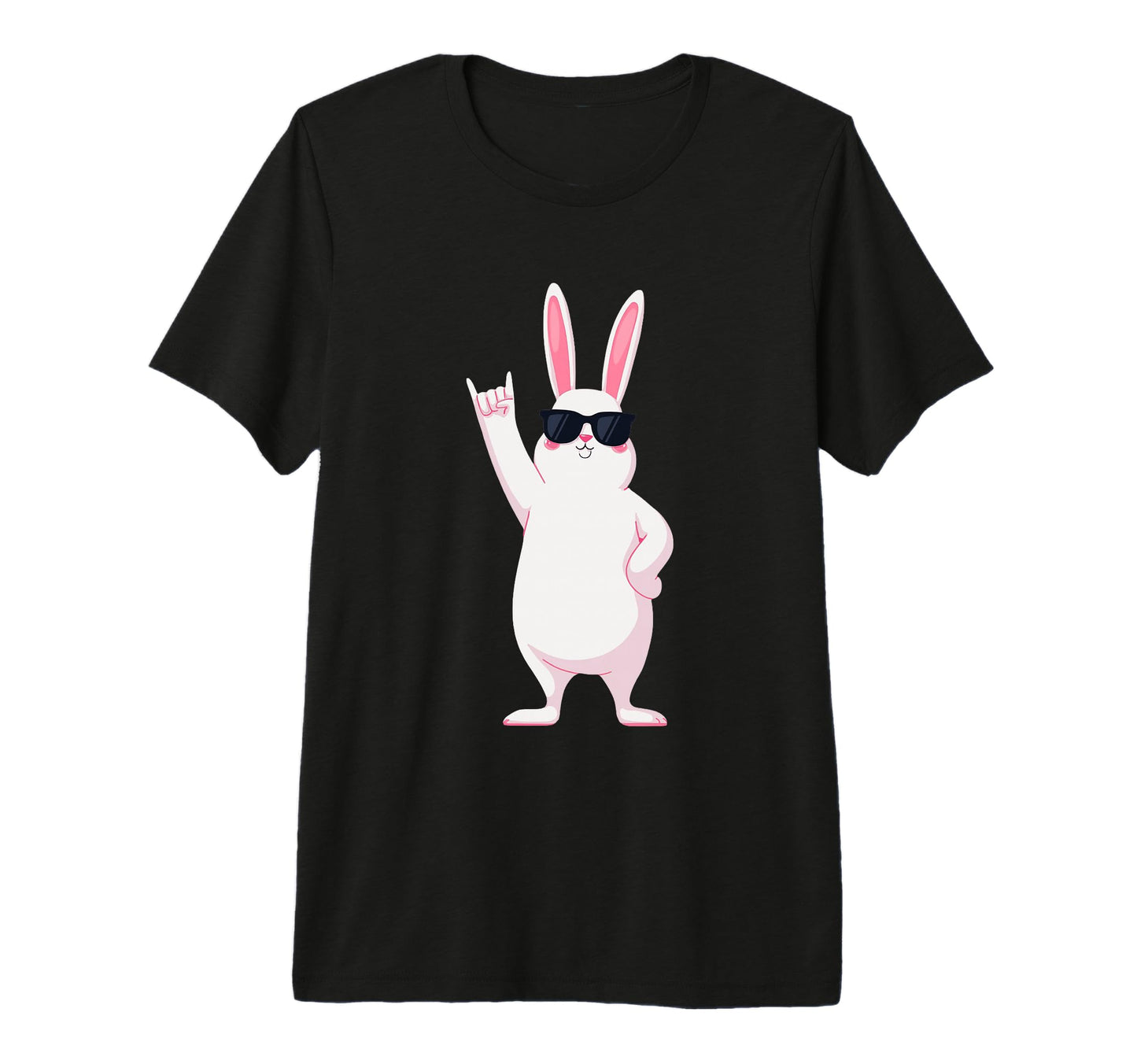 Rabbit Rock Bunny Lover Funny Animal T-Shirt - Aesthetic Graphic Unisex - T-Shirt, Sweatshirt, Hoodie