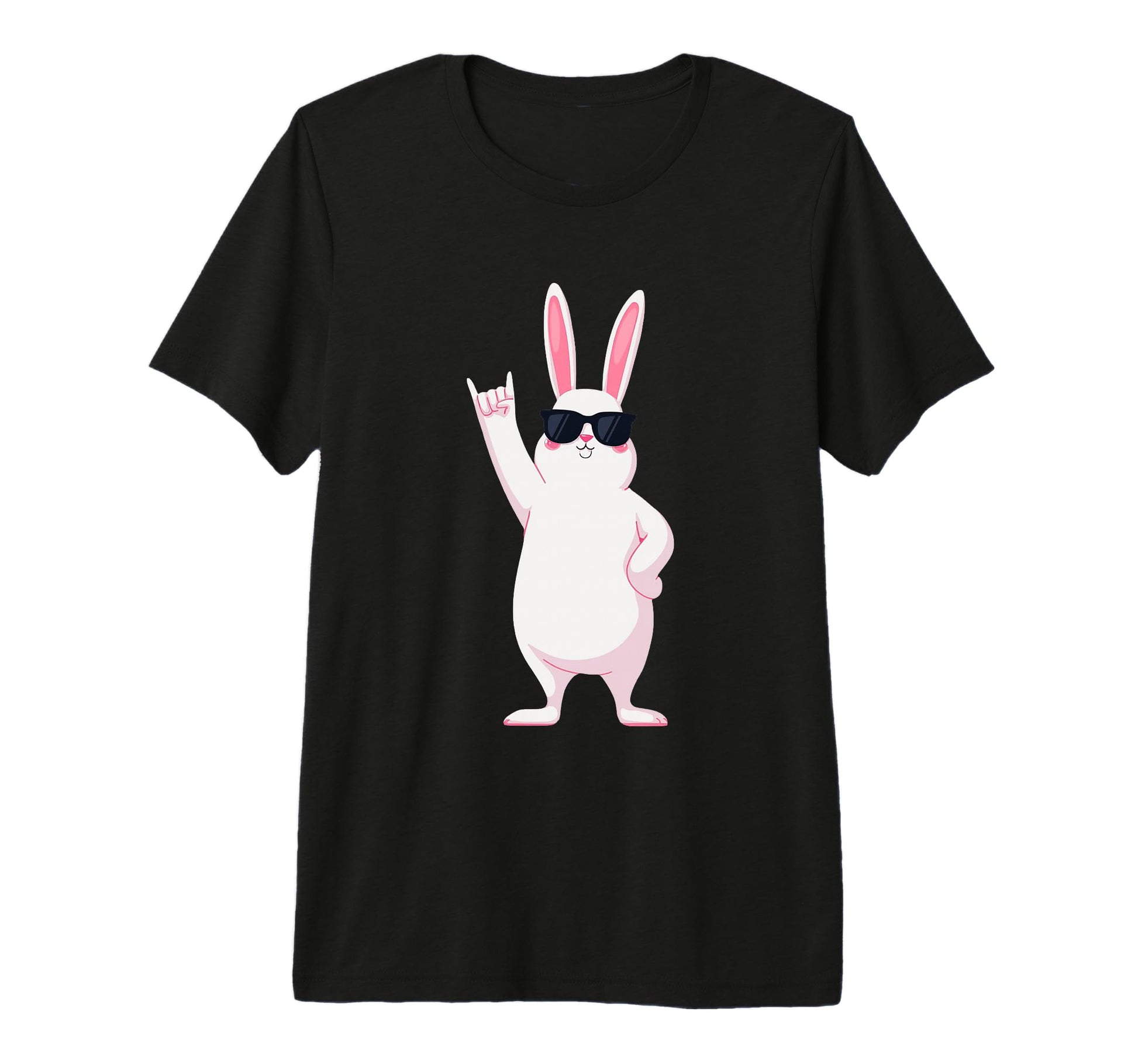 Rabbit Rock Bunny Lover Funny Animal T-Shirt - Aesthetic Graphic Unisex - T-Shirt, Sweatshirt, Hoodie