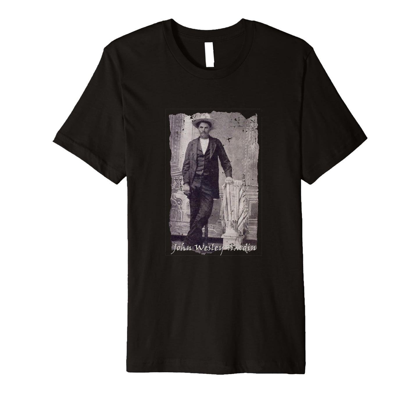 Outlaws John Wesley Hardin T-Shirt - Graphic Print Unisex - T-Shirt, Sweatshirt, Hoodie