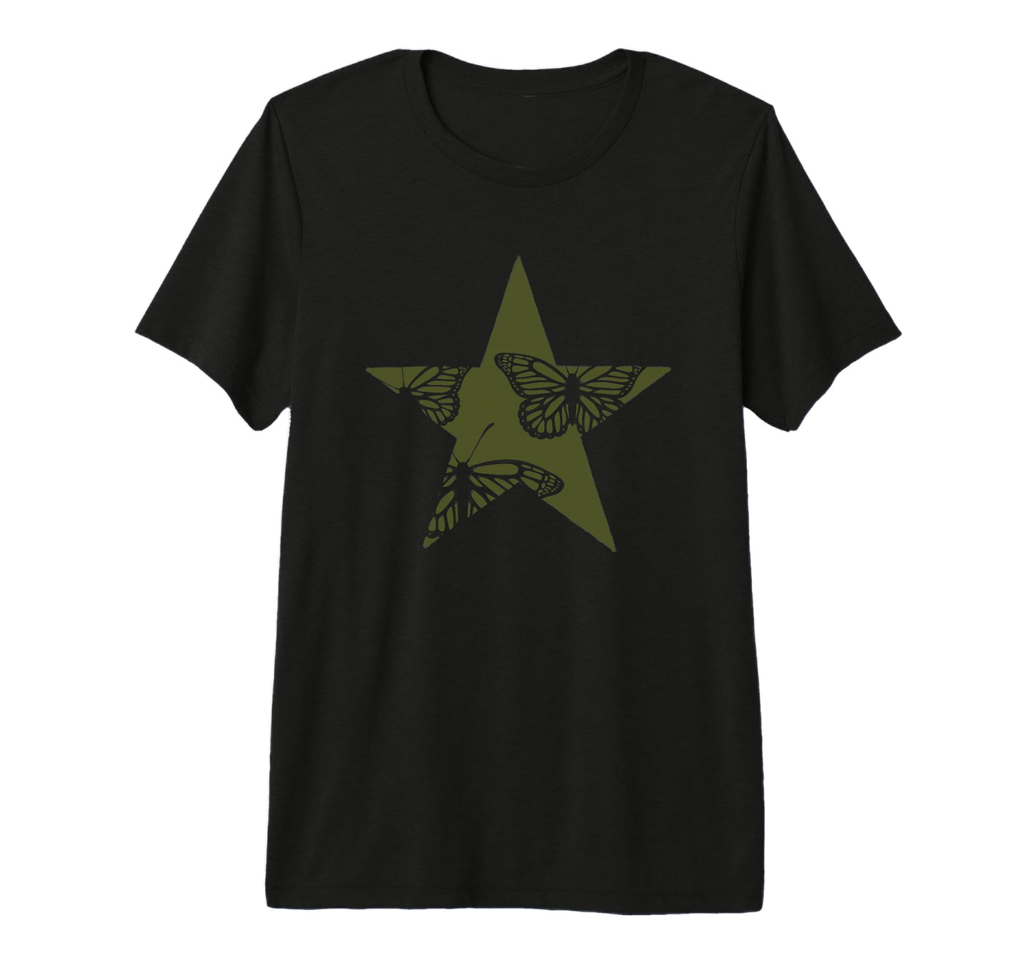 Star Stencil Graffiti Art Grunge Emo Goth T-Shirt - Unique Graphic Unisex - T-Shirt, Sweatshirt, Hoodie