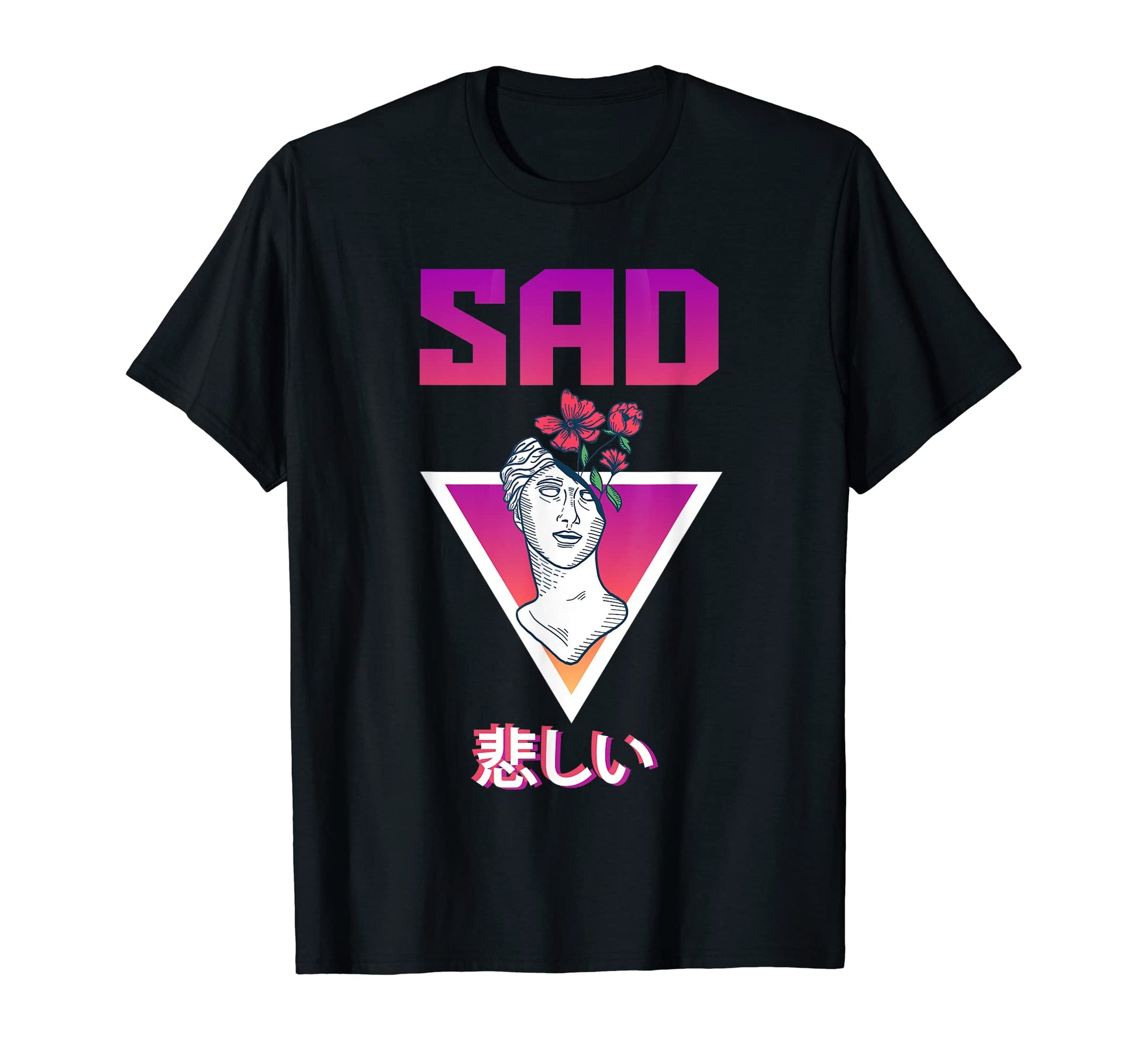 Sad Aesthetic Vaporwave T-Shirt - Graphic Print for Adults - T-Shirt, Sweatshirt, Hoodie