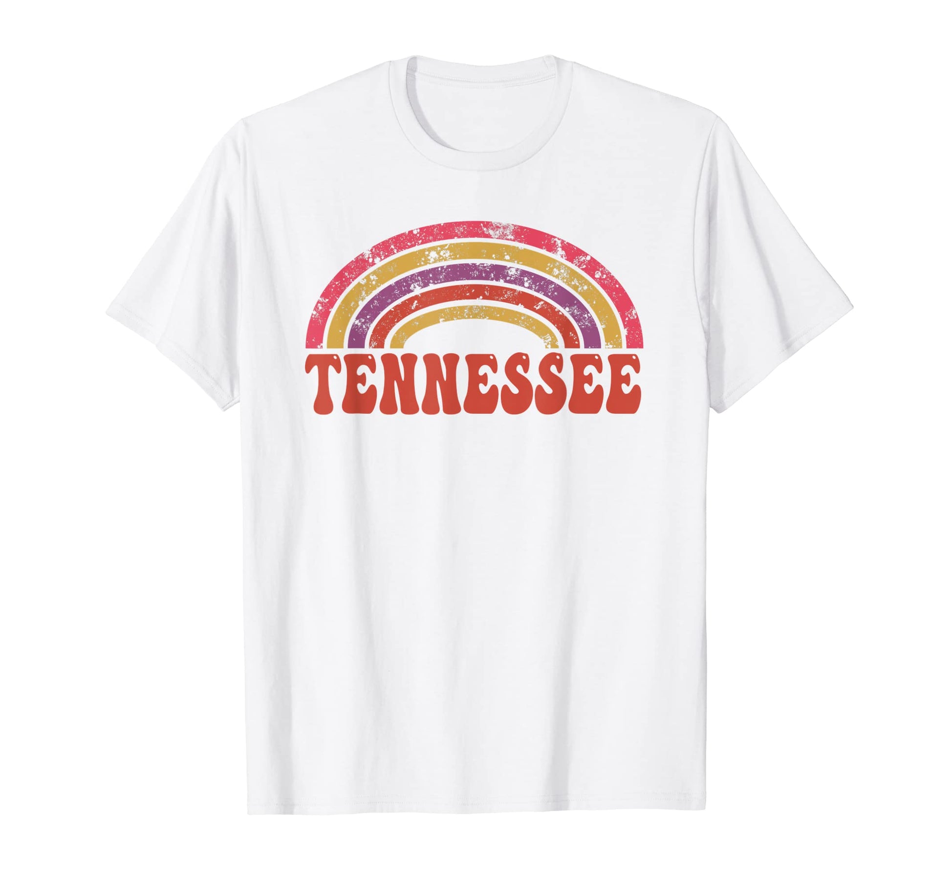 Tennessee Hippie Rainbow 60S 70S T-Shirt - Fun Novelty Design Unisex - T-Shirt, Sweatshirt, Hoodie
