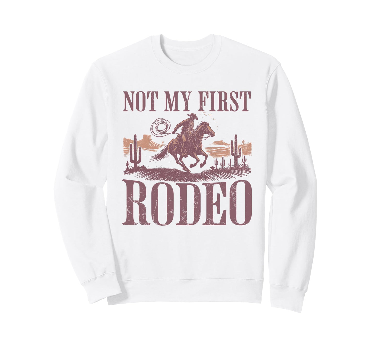 Western Cowboy Riding Horse Not My Sweatshirt - Novelty Apparel Men Women - T-Shirt, Sweatshirt, Hoodie