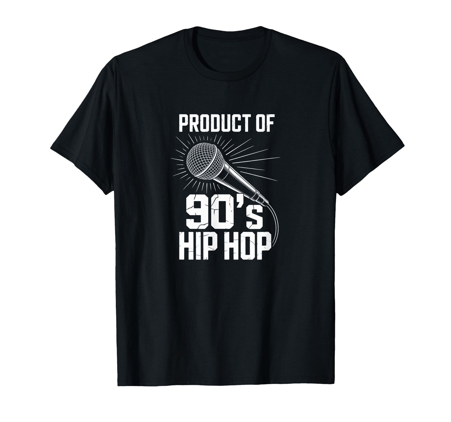 Product 90S Hip Hop Music Microphone Fan T-Shirt - Unique Graphic Unisex - T-Shirt, Sweatshirt, Hoodie