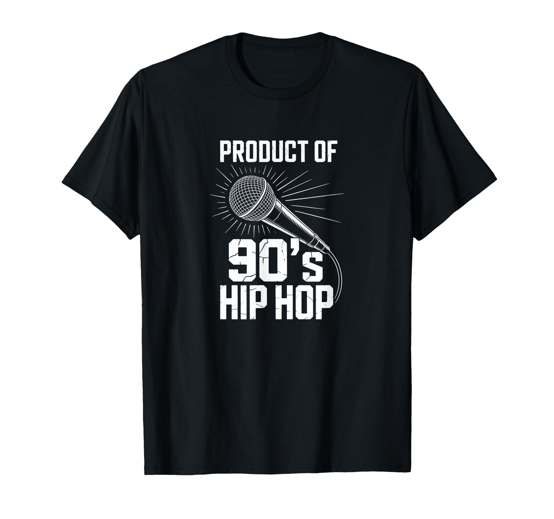 Product 90S Hip Hop Music Microphone Fan T-Shirt - Unique Graphic Unisex - T-Shirt, Sweatshirt, Hoodie