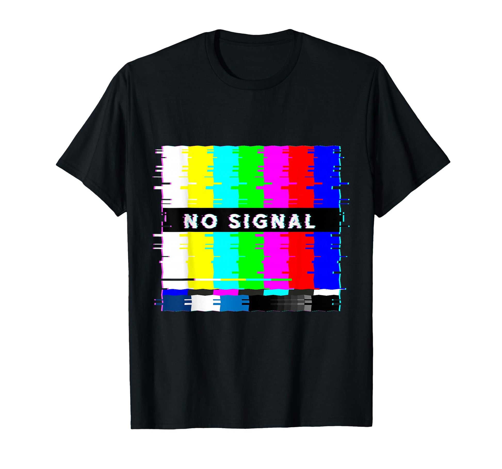 No Signal Television Off Air Glitch T-Shirt - Streetwear Style for Adults - T-Shirt, Sweatshirt, Hoodie