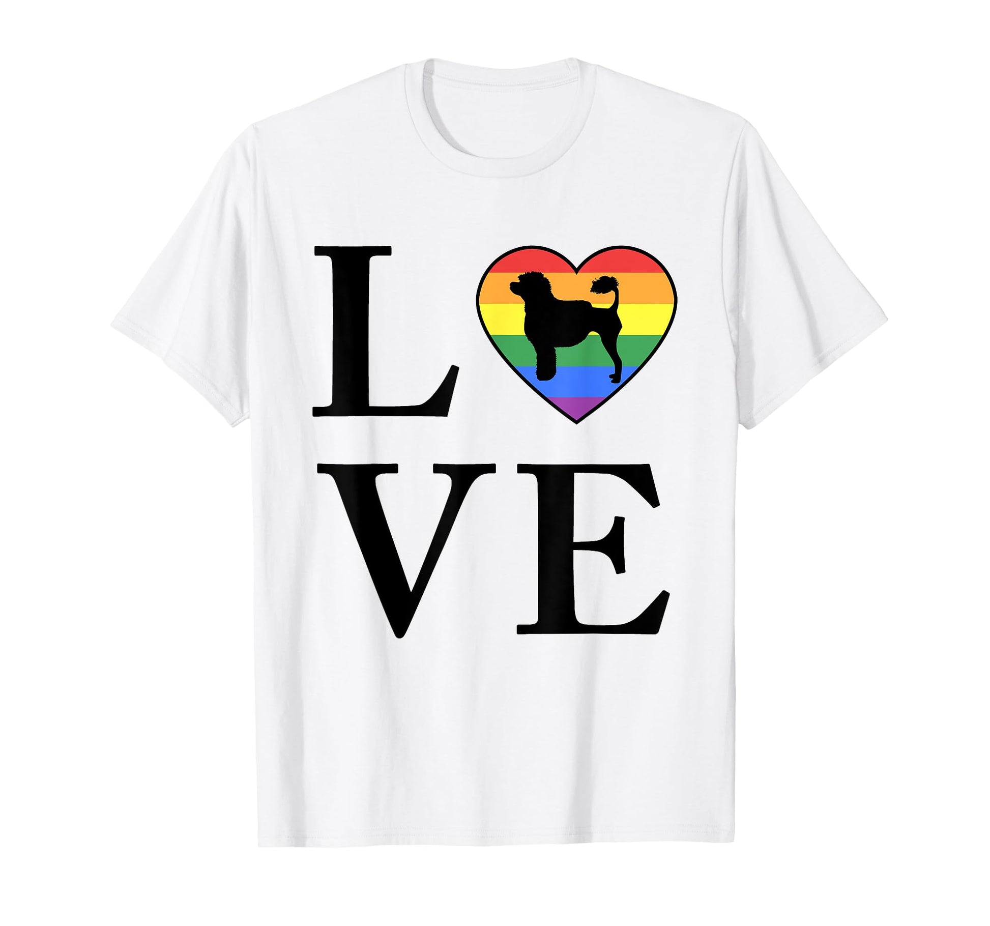 Dog Breed Portuguese Water Word Love T-Shirt - Streetwear Style Unisex - T-Shirt, Sweatshirt, Hoodie