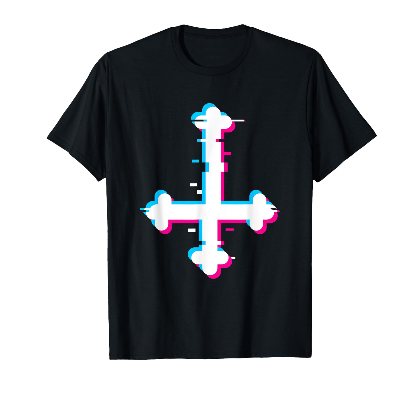 Satanic Symbol Turned Cross T-Shirt - Aesthetic Graphic for Adults - T-Shirt, Sweatshirt, Hoodie