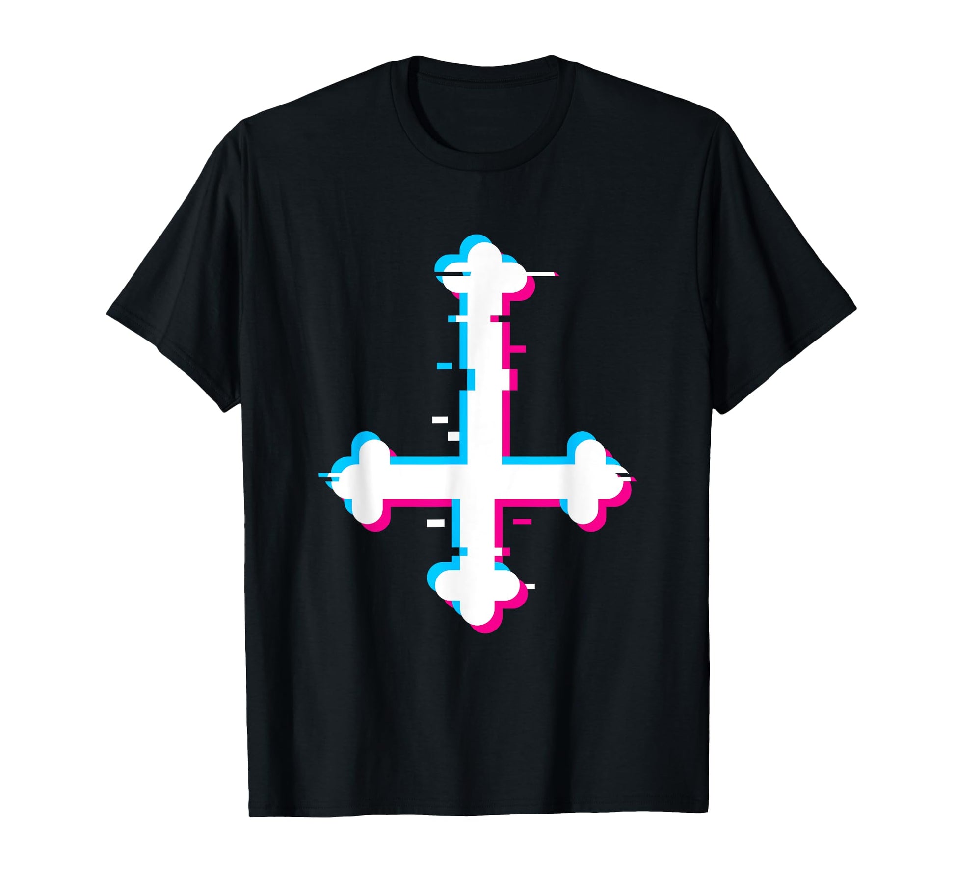 Satanic Symbol Turned Cross T-Shirt - Aesthetic Graphic for Adults - T-Shirt, Sweatshirt, Hoodie
