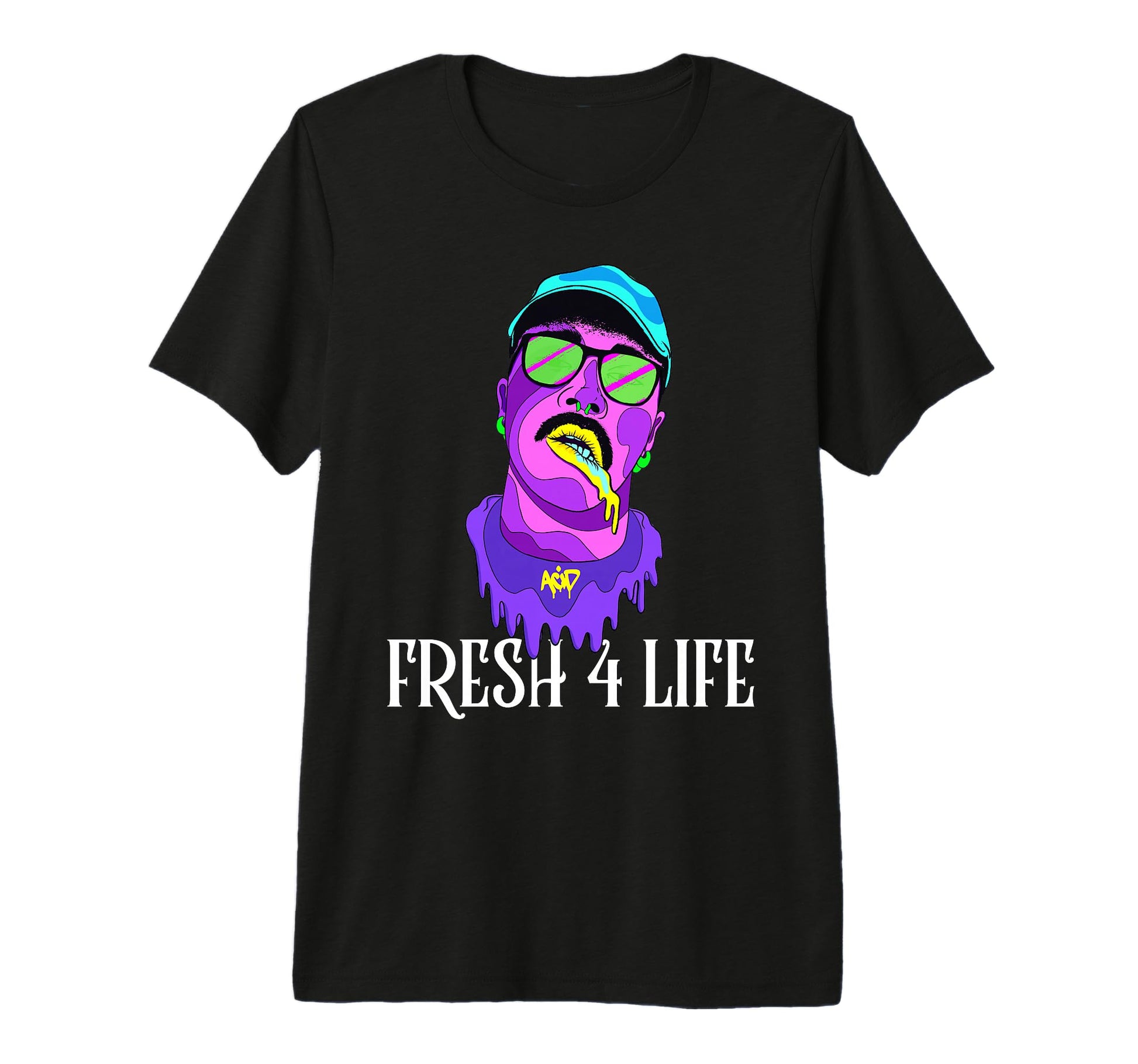 Fresh 4 Life 90S Hip Hop Old School Rap T-Shirt - Aesthetic Graphic Unisex - T-Shirt, Sweatshirt, Hoodie