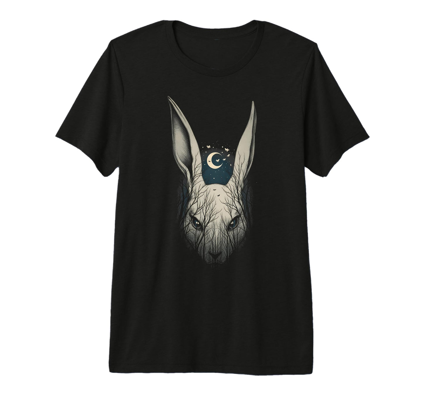 Creepy Bunny Rabbits Alt Goth T-Shirt - Fun Novelty Design Men Women - T-Shirt, Sweatshirt, Hoodie