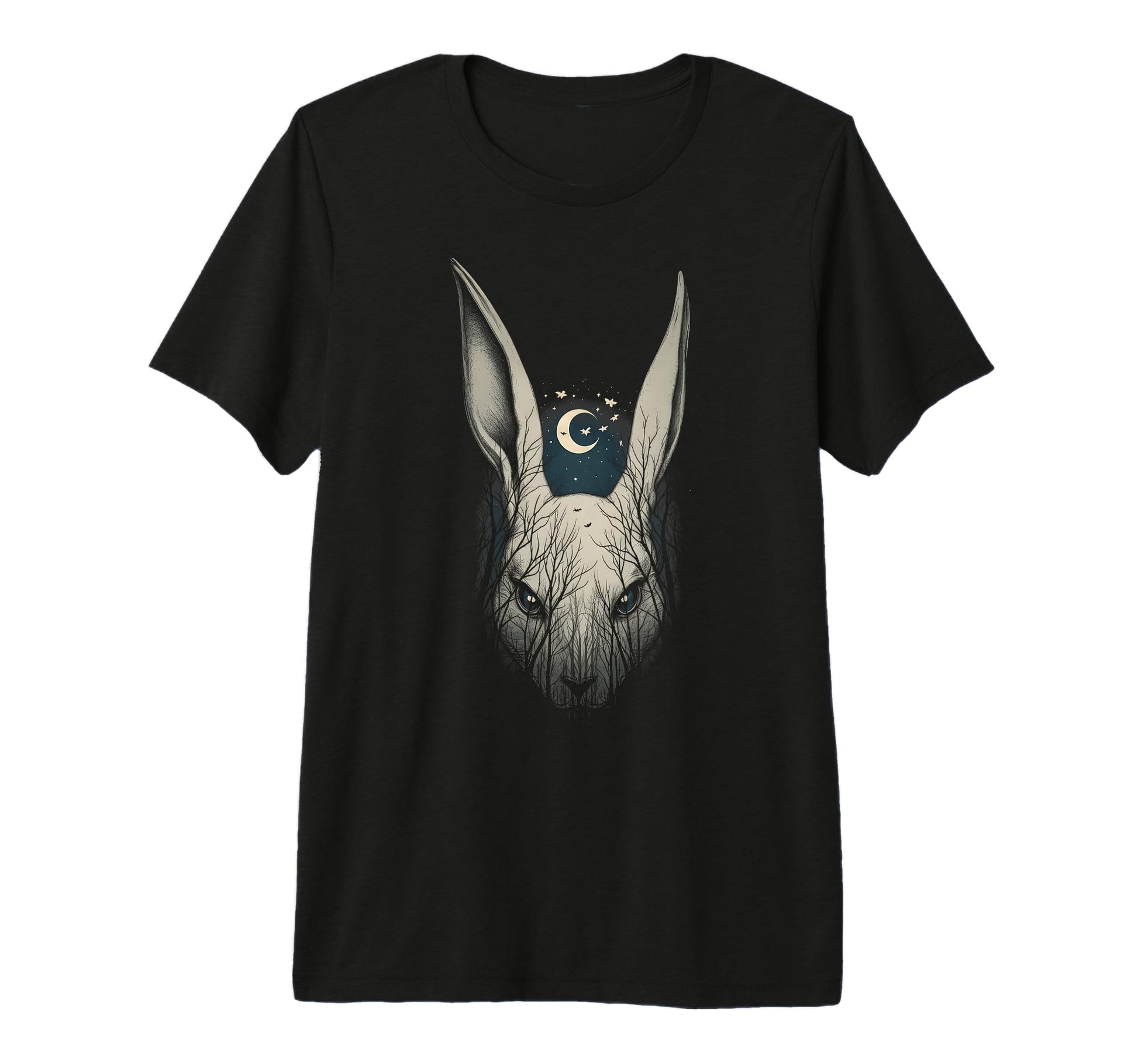 Creepy Bunny Rabbits Alt Goth T-Shirt - Fun Novelty Design Men Women - T-Shirt, Sweatshirt, Hoodie