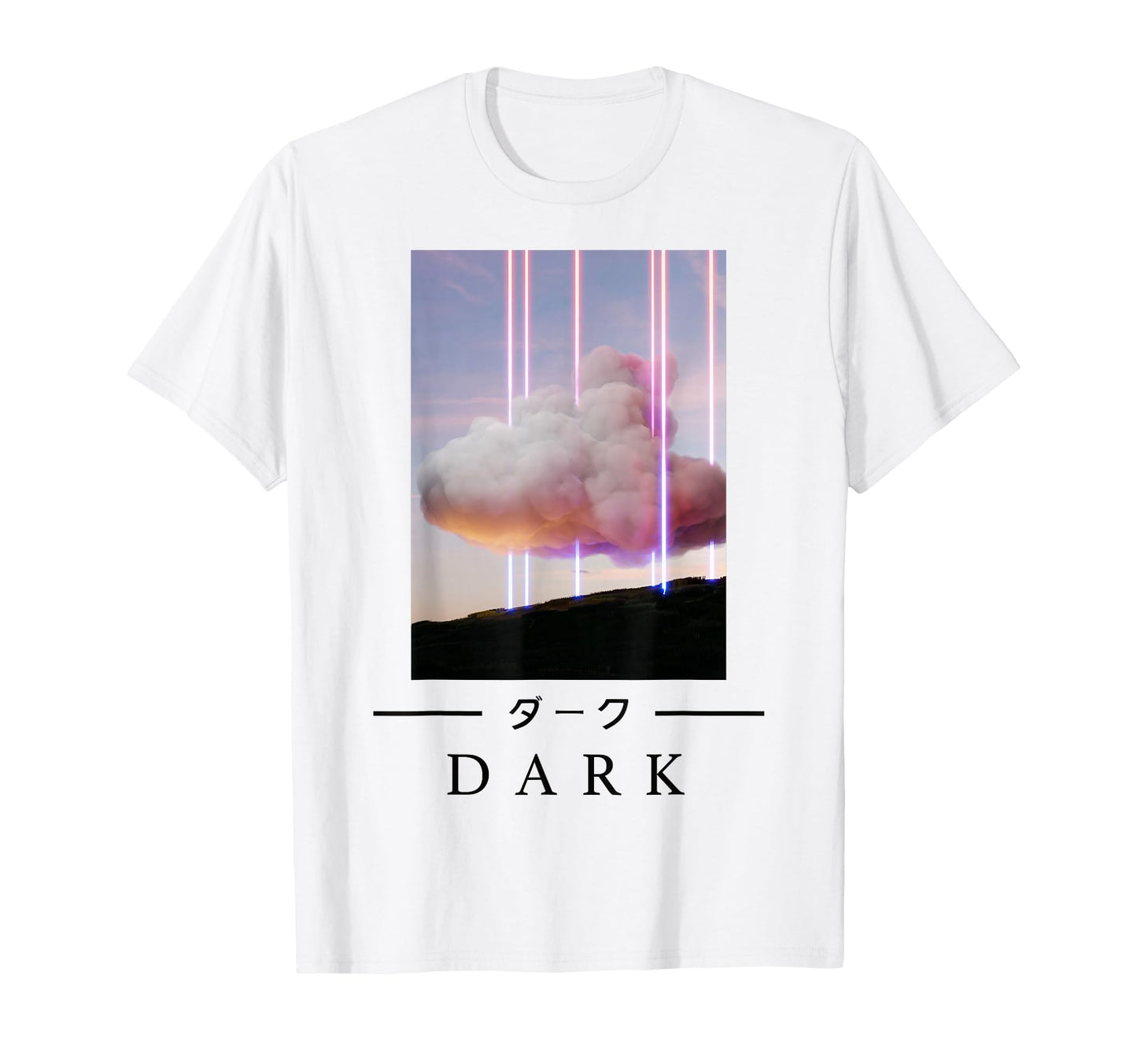 Retrowave Dark Japanese Art Aesthetic T-Shirt - Minimalist Print Unisex - T-Shirt, Sweatshirt, Hoodie