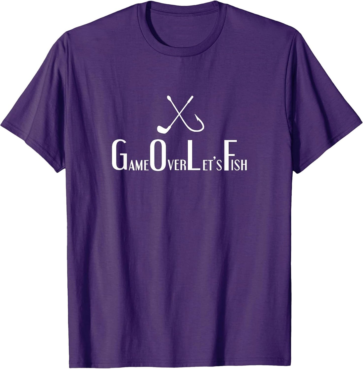 Golf and Fishing Lover - Adult & Kids T-Shirts, Sweatshirts & Hoodies apparel design preview 1