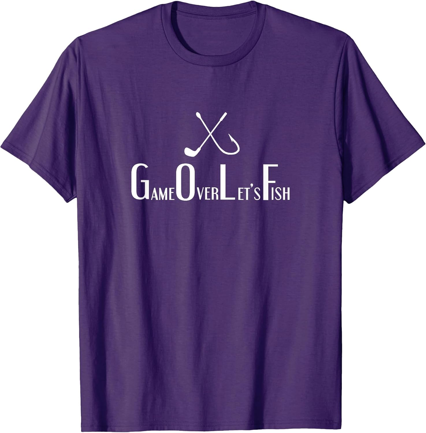 Golf and Fishing Lover - Adult & Kids T-Shirts, Sweatshirts & Hoodies apparel design preview 1