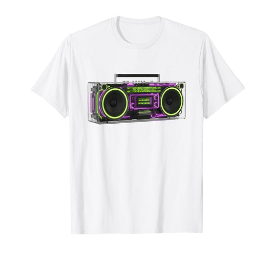 Boombox Old School Cassette Tape T-Shirt - Novelty Apparel Unisex - T-Shirt, Sweatshirt, Hoodie