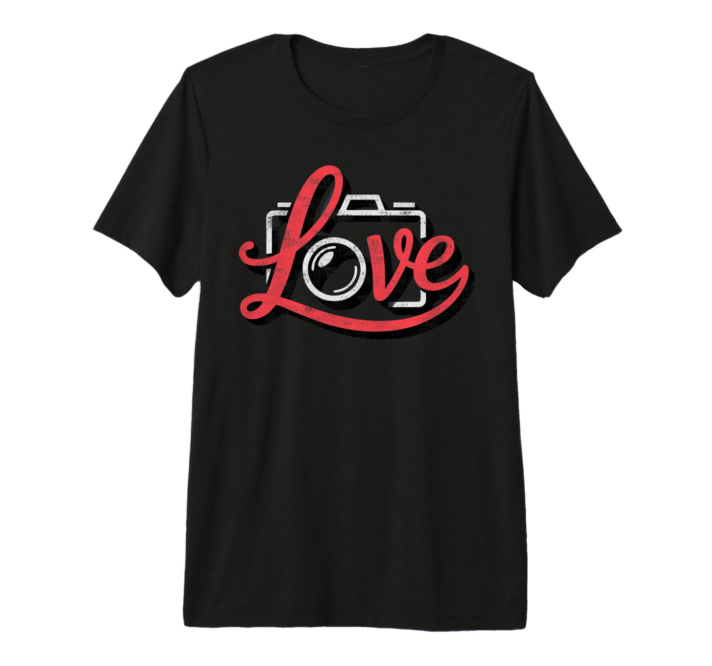 Photographer Photo Camera Love T-Shirt - Minimalist Print Men Women - T-Shirt, Sweatshirt, Hoodie