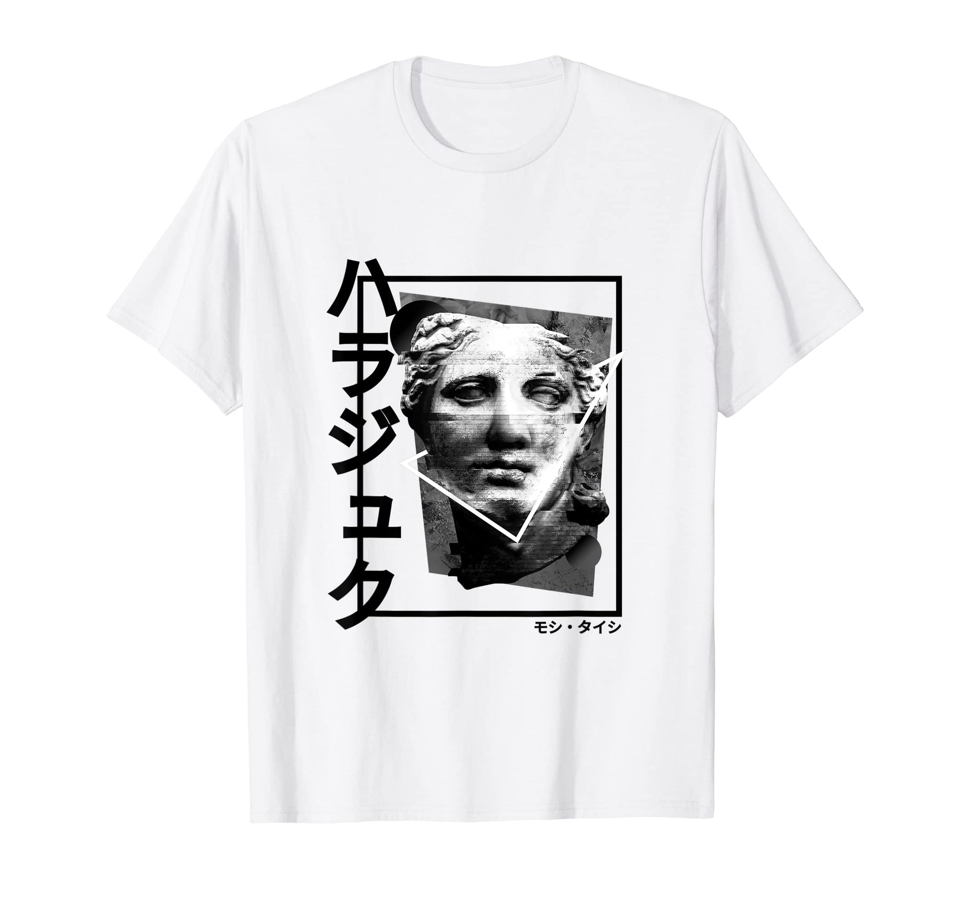 Vaporwave Statue Aesthetic Art T-Shirt - Custom Art Print for Adults - T-Shirt, Sweatshirt, Hoodie