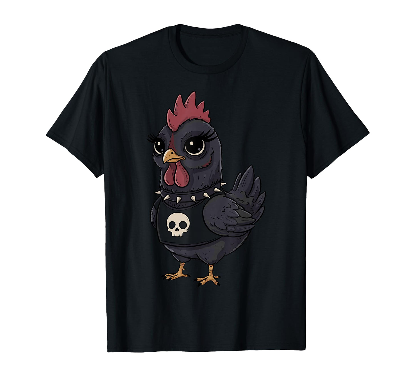 Goth Chicken Emo Punk Rock Farm T-Shirt - Streetwear Style Men Women - T-Shirt, Sweatshirt, Hoodie