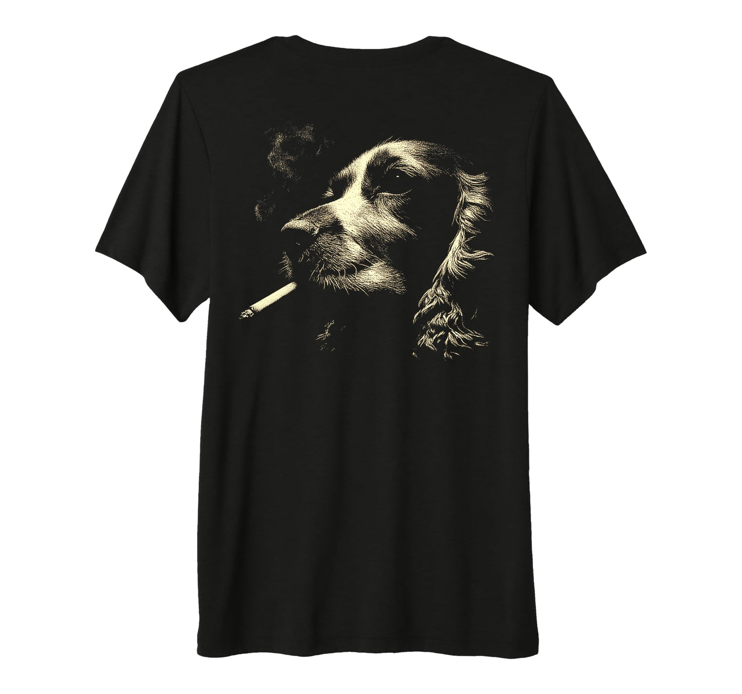 English Cocker Spaniel Smoking T-Shirt - Aesthetic Graphic Men Women - T-Shirt, Sweatshirt, Hoodie