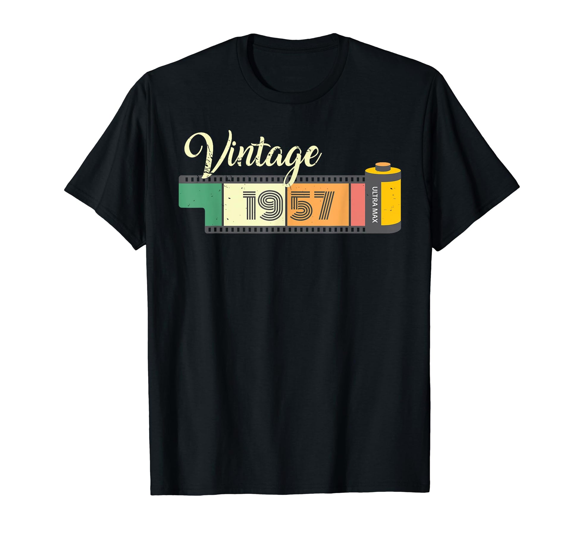 1957 Old Film Camera Lovers 66Th 67Th T-Shirt - Unique Graphic Men Women - T-Shirt, Sweatshirt, Hoodie