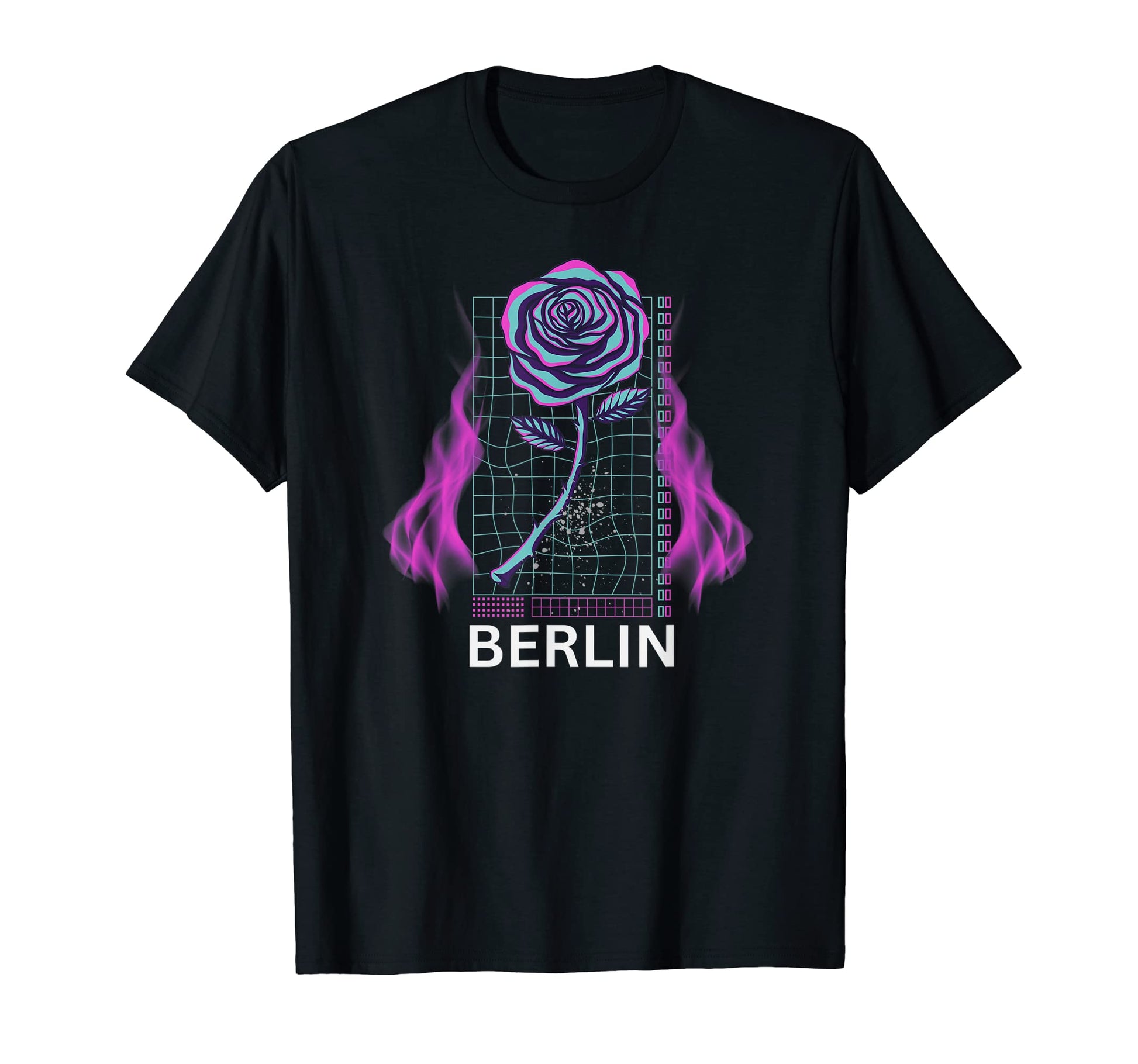 Berlin Grunge Techno Music Lofi T-Shirt - Custom Art Print Unisex - T-Shirt, Sweatshirt, Hoodie