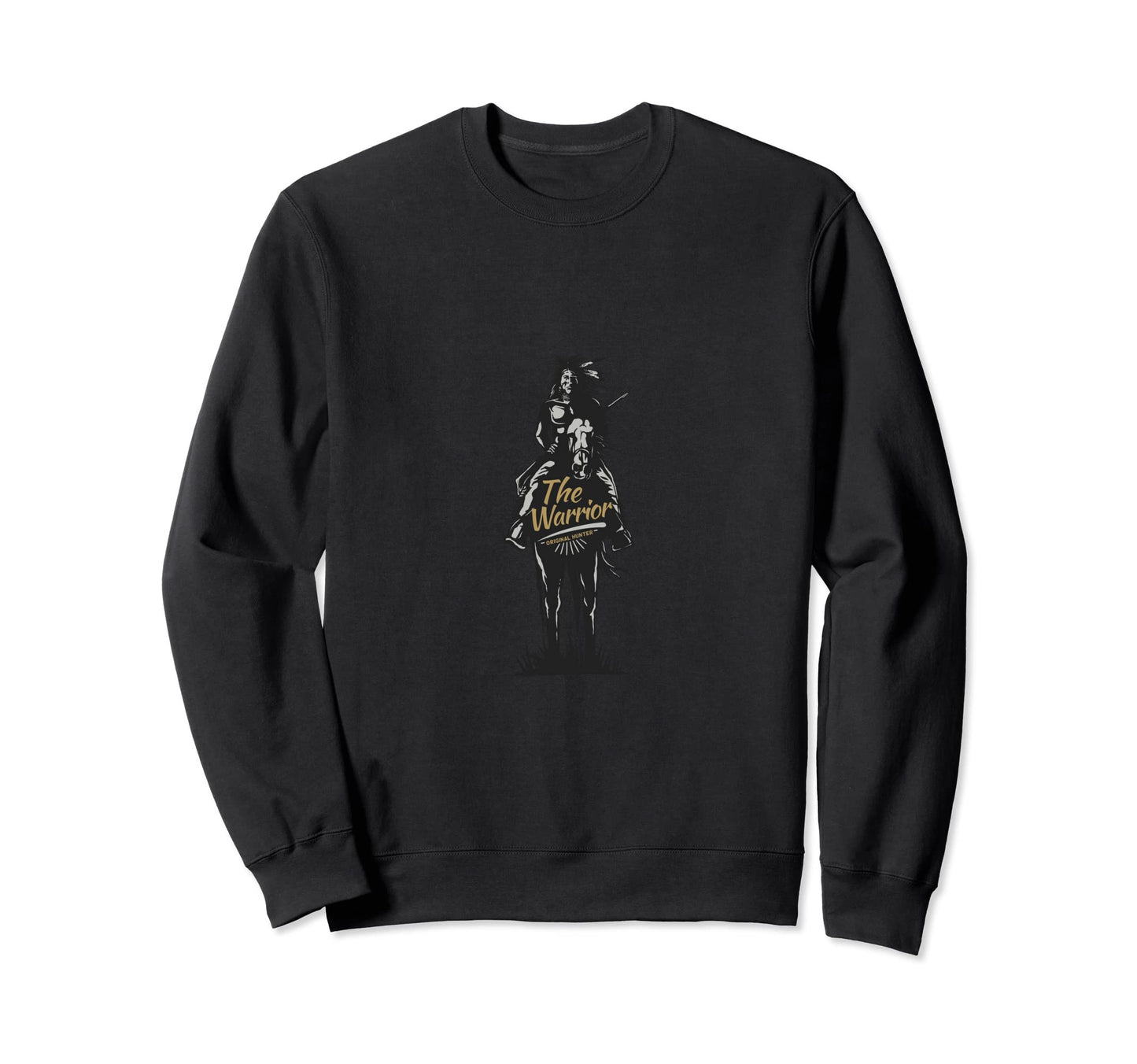 Warrior Unique Wild West Cowboy Horse Sweatshirt - Trendy Graphic Unisex - T-Shirt, Sweatshirt, Hoodie