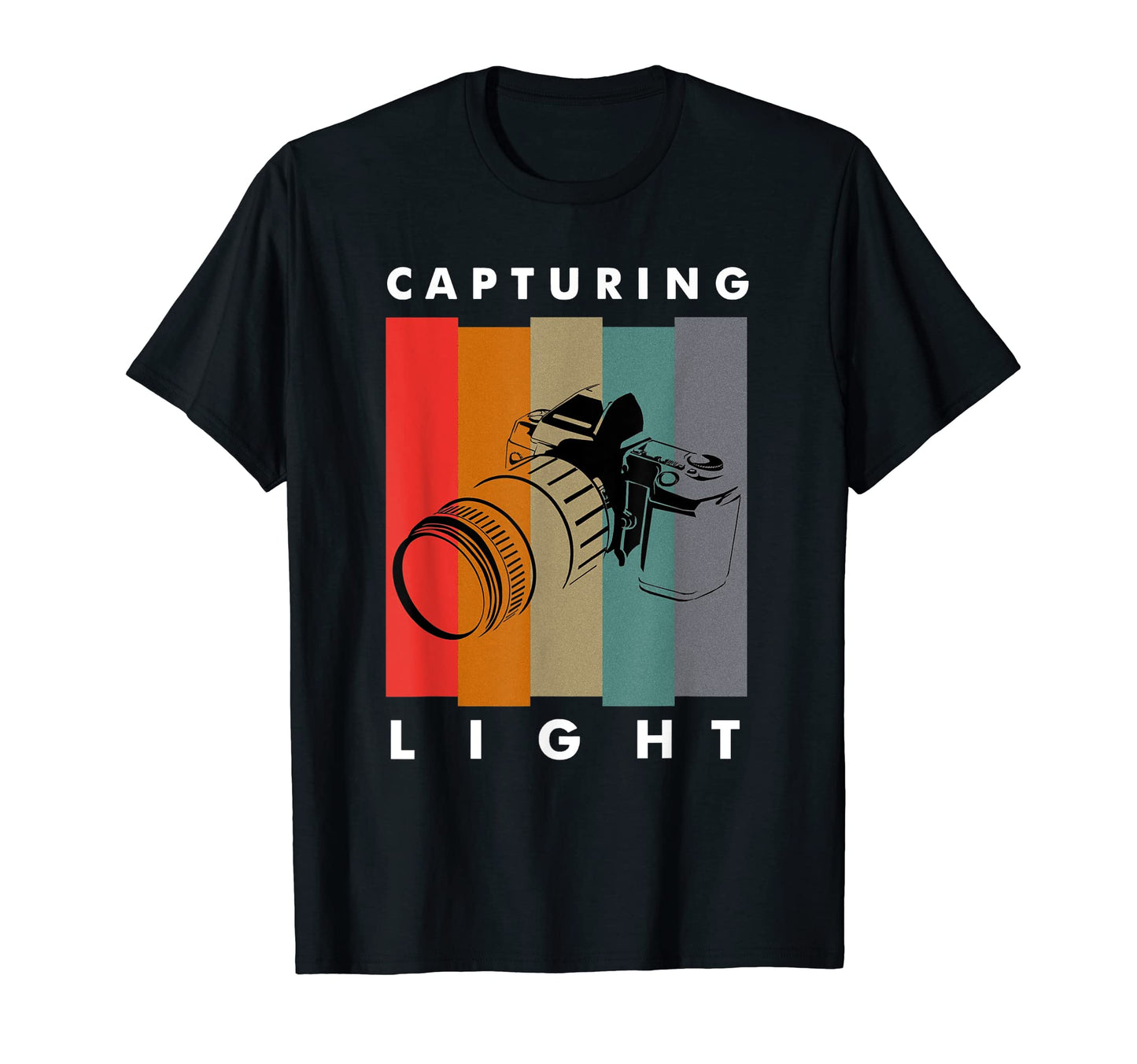 Capture Light Camera Photograph T-Shirt - Custom Art Print Unisex - T-Shirt, Sweatshirt, Hoodie