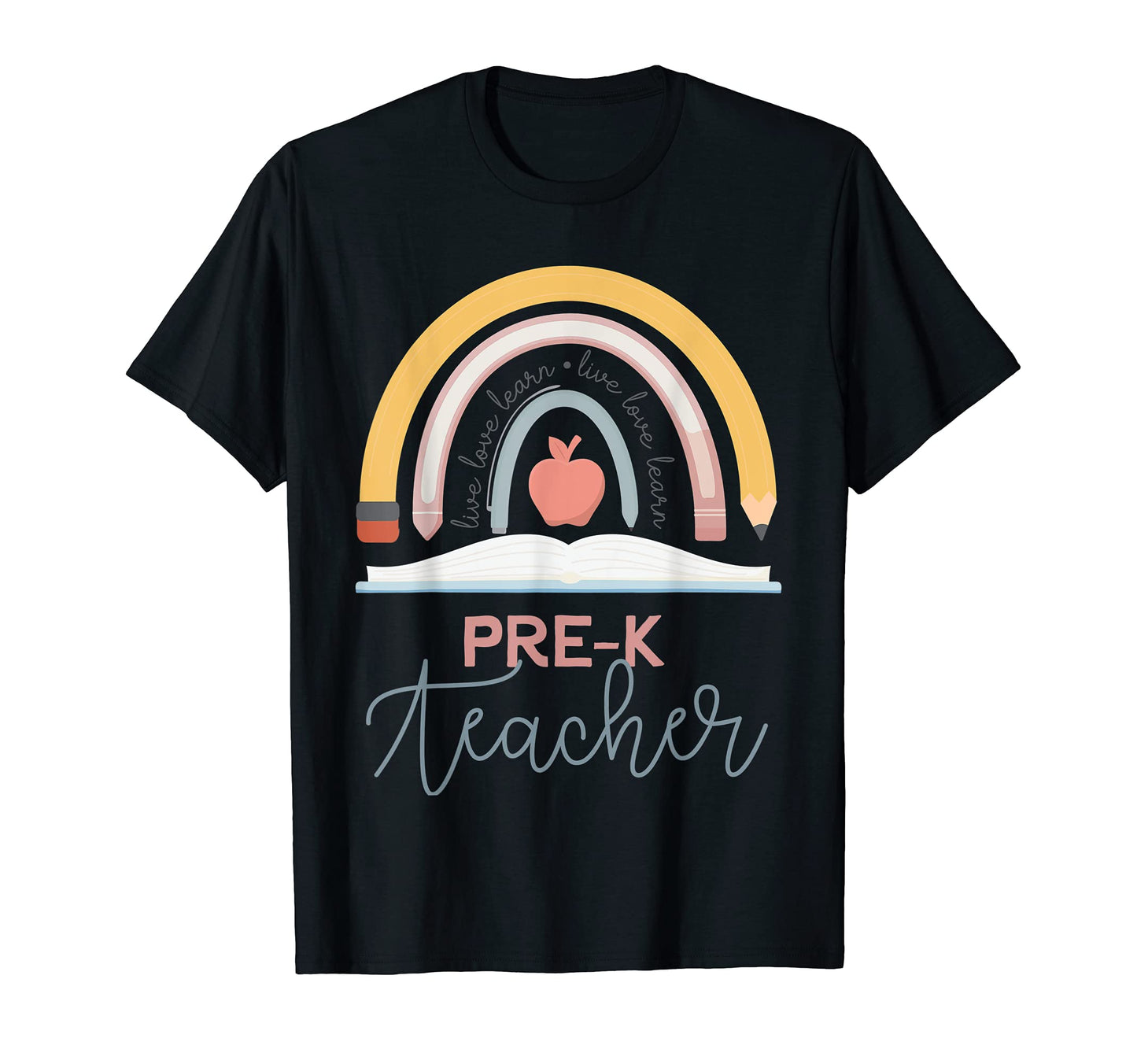 Pre K Teacher Boho Rainbow Day T-Shirt - Casual Everyday Wear Men Women - T-Shirt, Sweatshirt, Hoodie