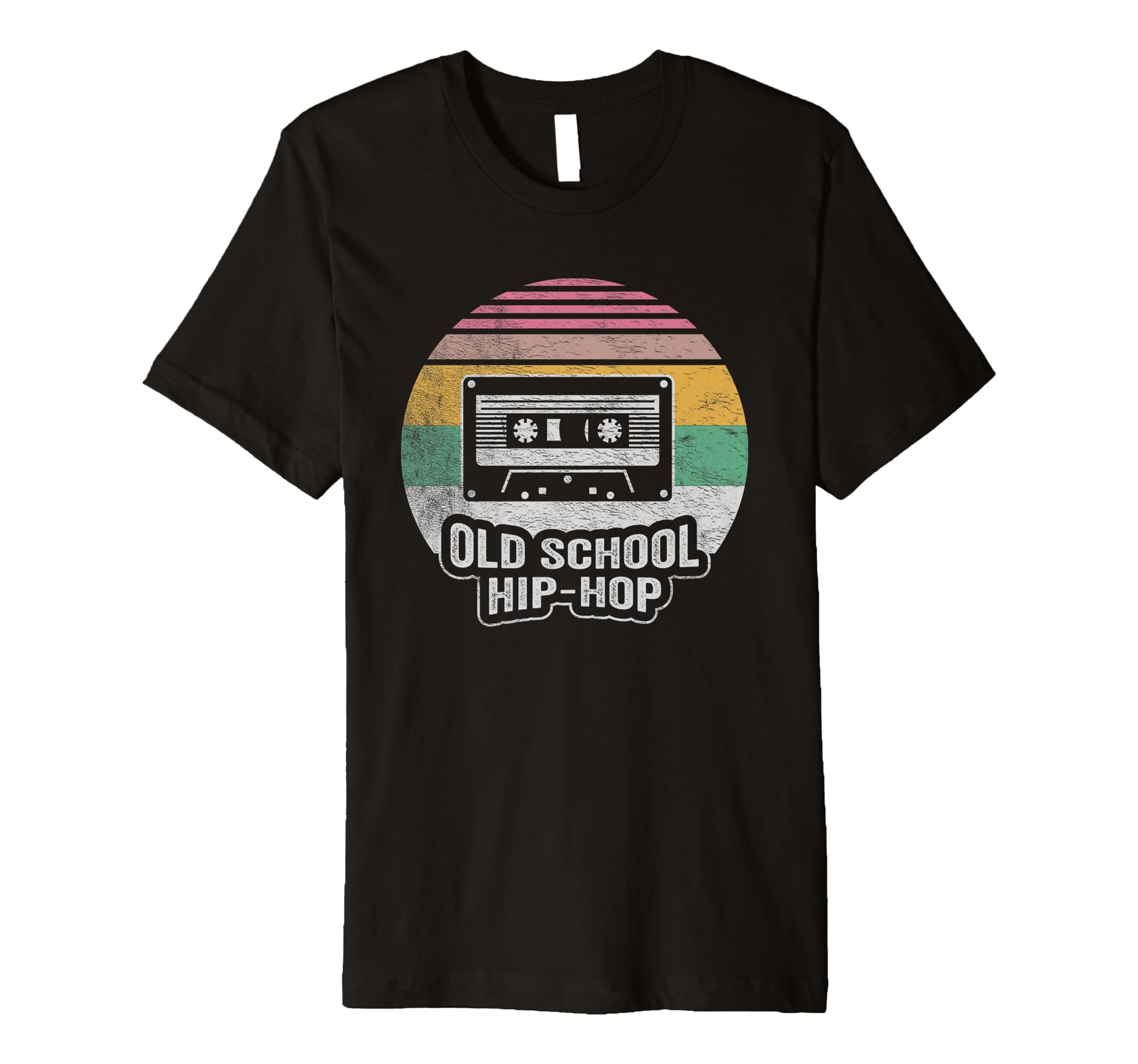 Old School Hip Hop Cassette Tape Sunset T-Shirt - Trendy Graphic Unisex - T-Shirt, Sweatshirt, Hoodie
