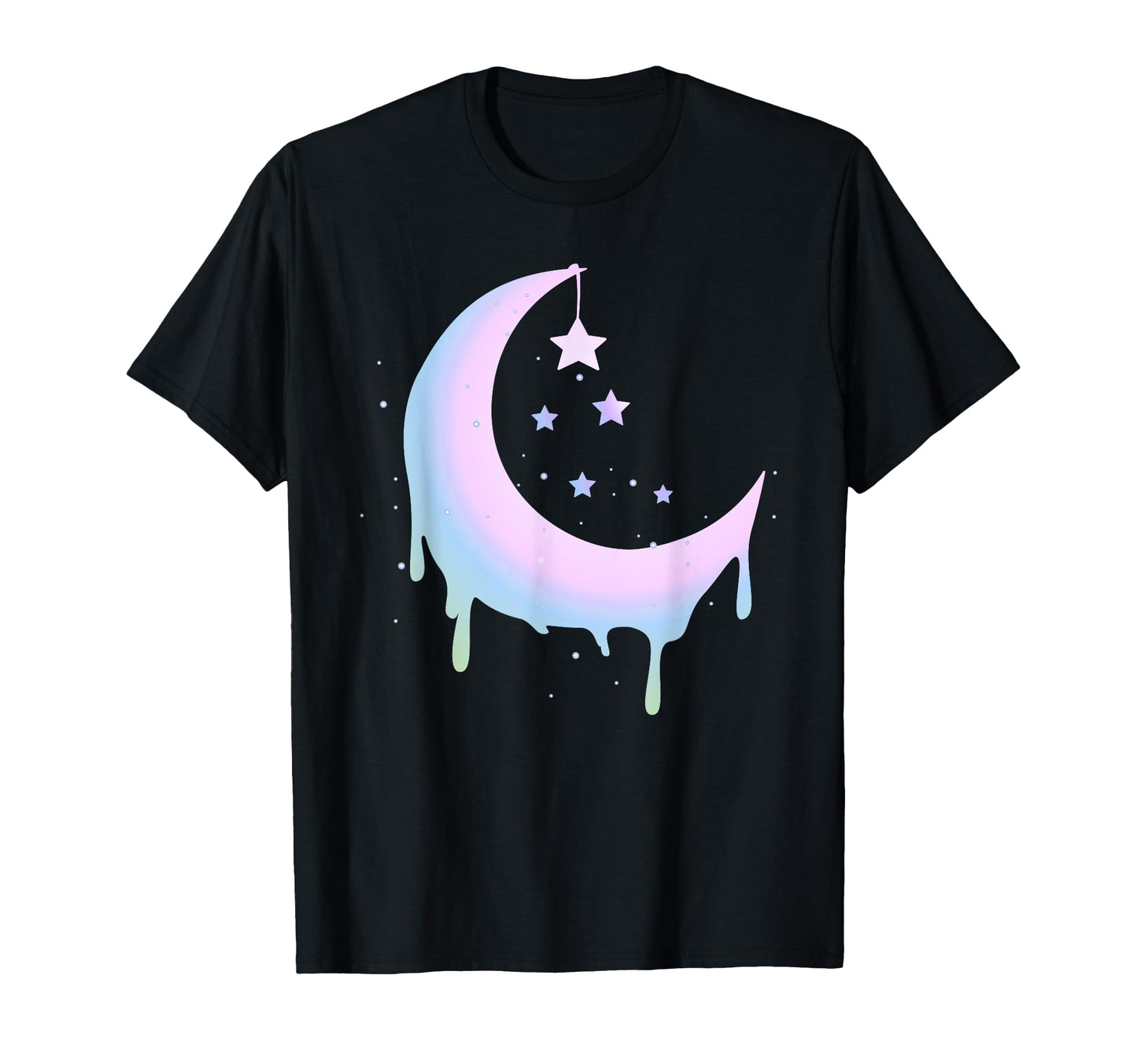 Pastel Moon Goth Vaporwave T-Shirt - Unique Graphic Unisex - T-Shirt, Sweatshirt, Hoodie