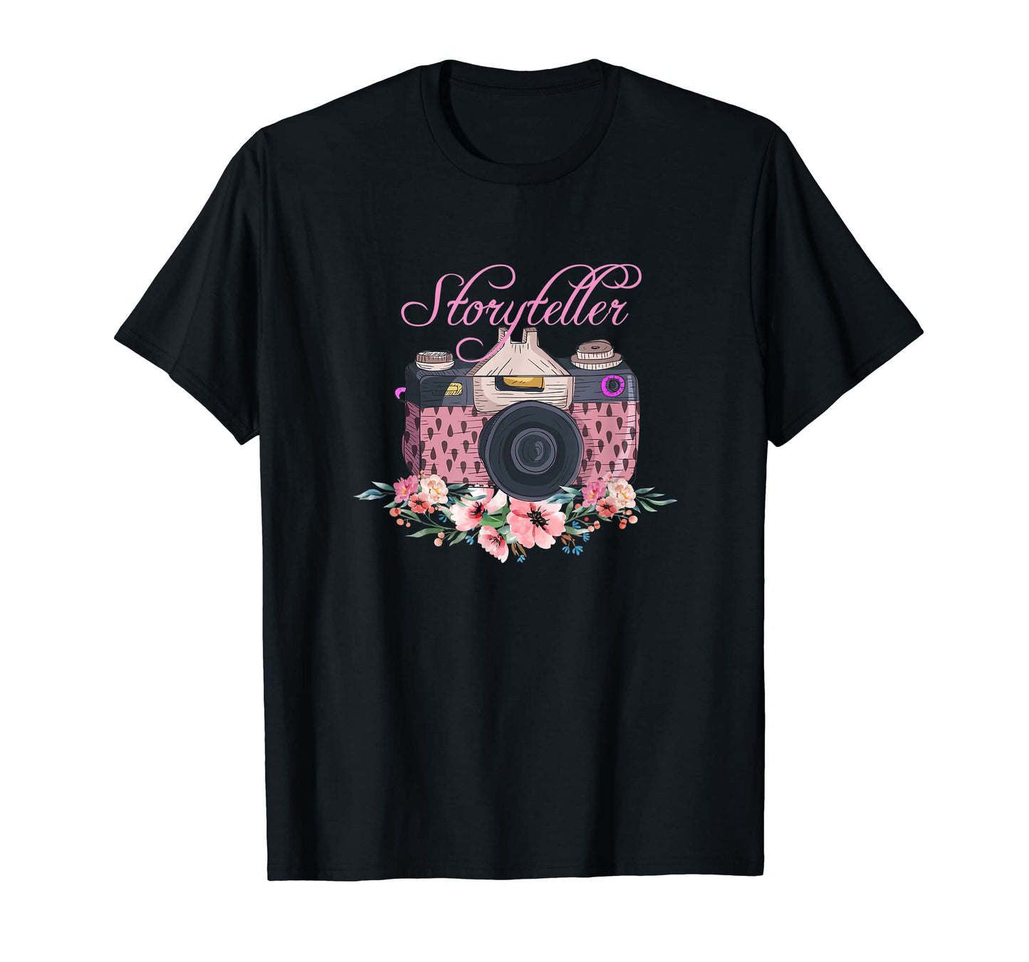Storyteller Photographer Camera T-Shirt - Casual Everyday Wear Unisex - T-Shirt, Sweatshirt, Hoodie