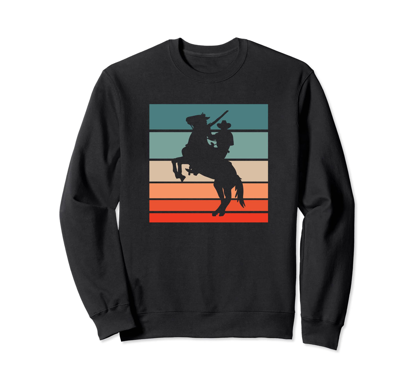 Cowboy Horse Pesade Sweatshirt - Graphic Print Men Women - T-Shirt, Sweatshirt, Hoodie