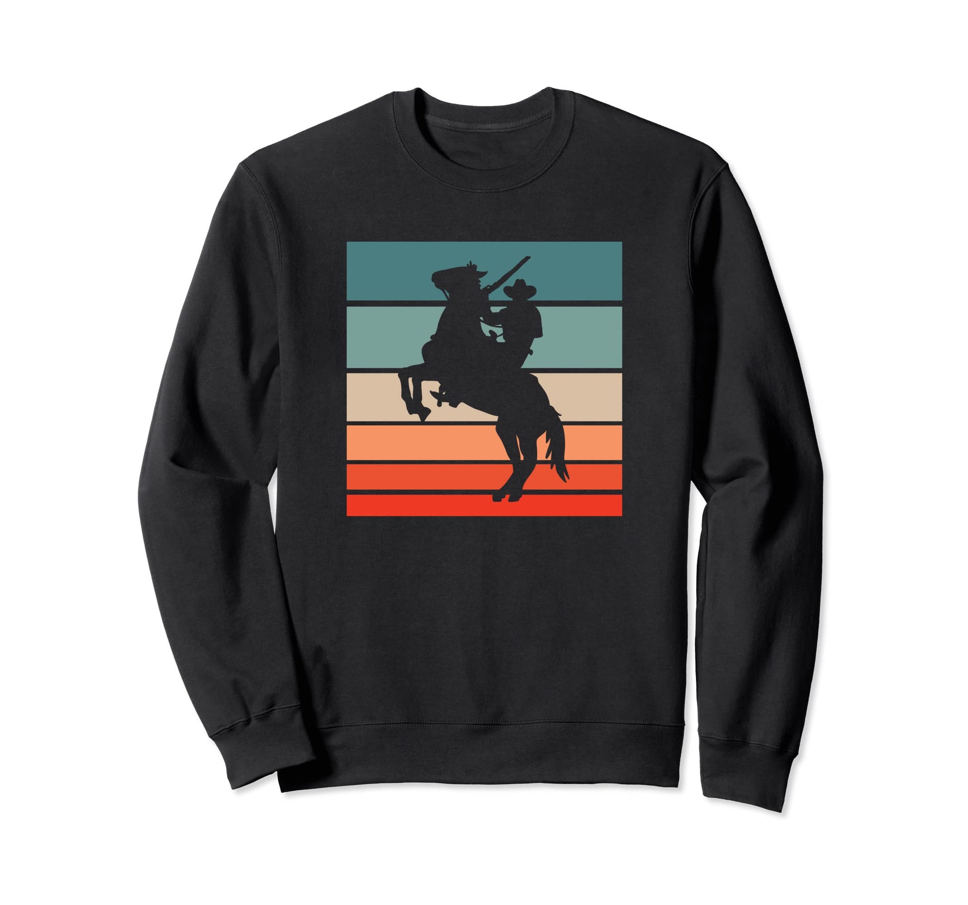 Cowboy Horse Pesade Sweatshirt - Graphic Print Men Women - T-Shirt, Sweatshirt, Hoodie
