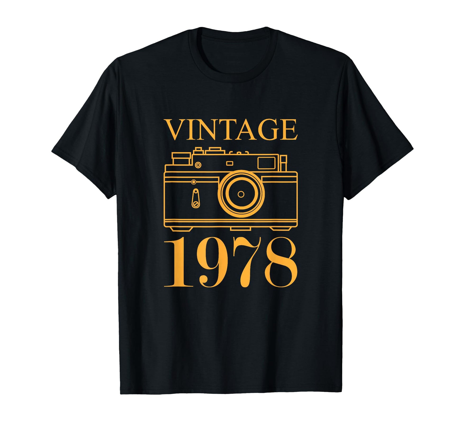 42Nd Birthday Gift 1978 Years Old Camera T-Shirt - Graphic Print Unisex - T-Shirt, Sweatshirt, Hoodie