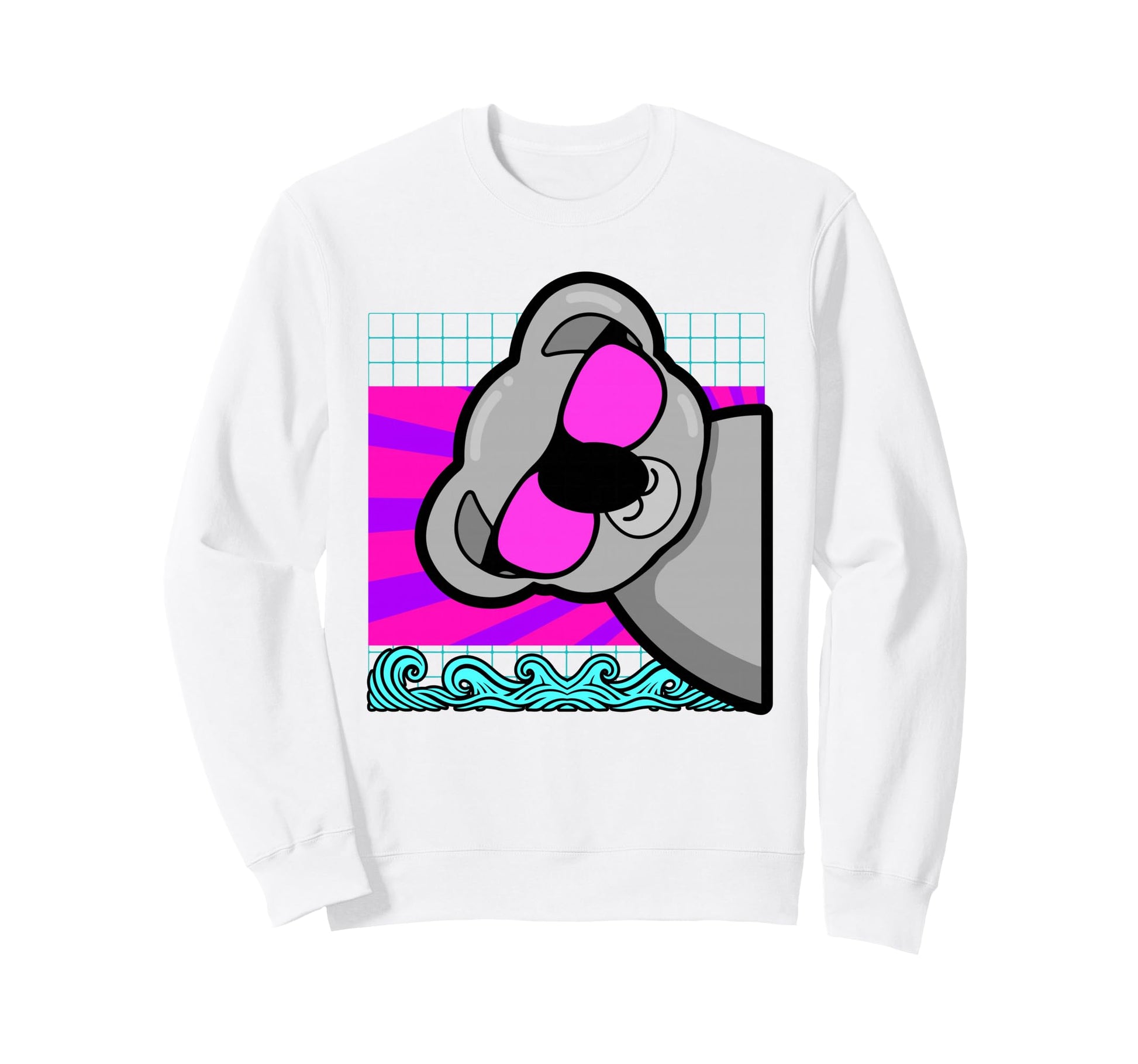 Aesthetic Vaporwave Outfits Koala Sweatshirt - Minimalist Print Unisex - T-Shirt, Sweatshirt, Hoodie